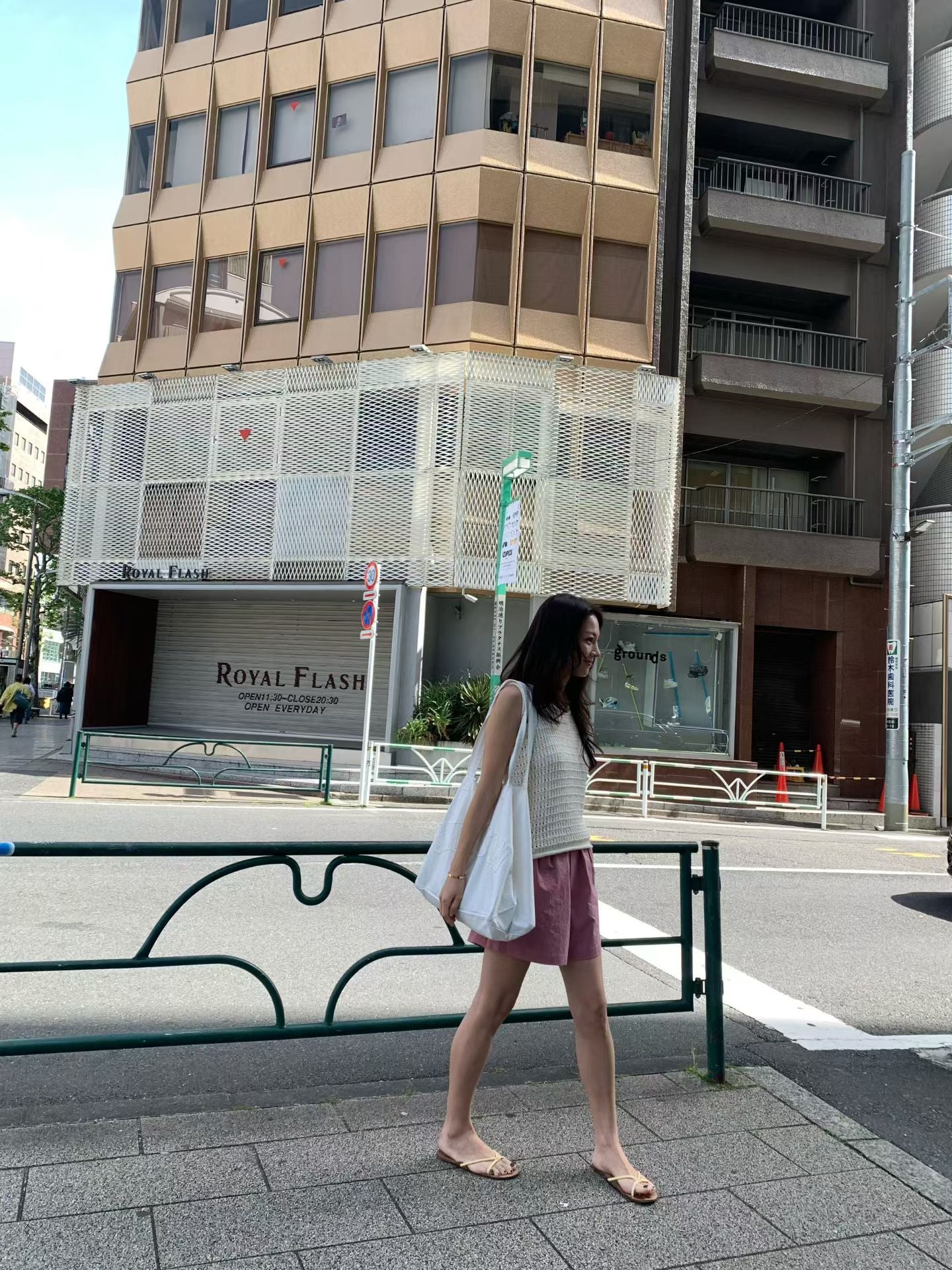 Angel Korea 夏亞麻短褲