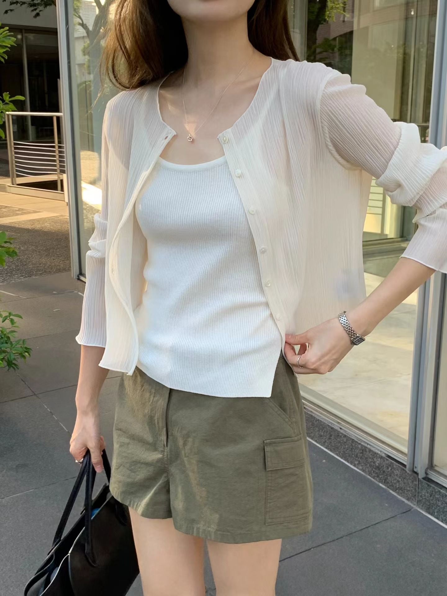 Angel Korea 夏冰淇淋色排釦外