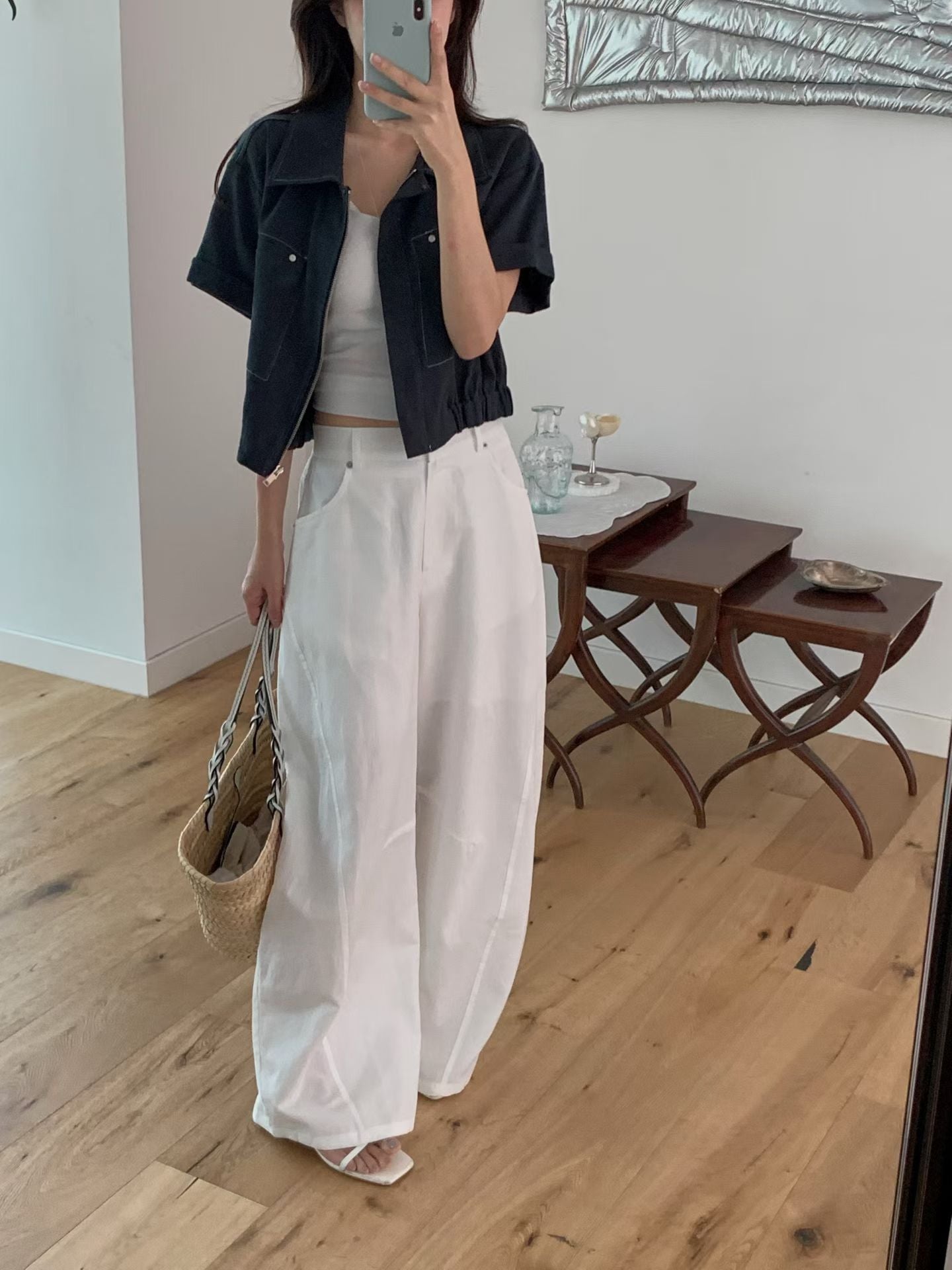 Angel Korea 夏亞麻短袖外套