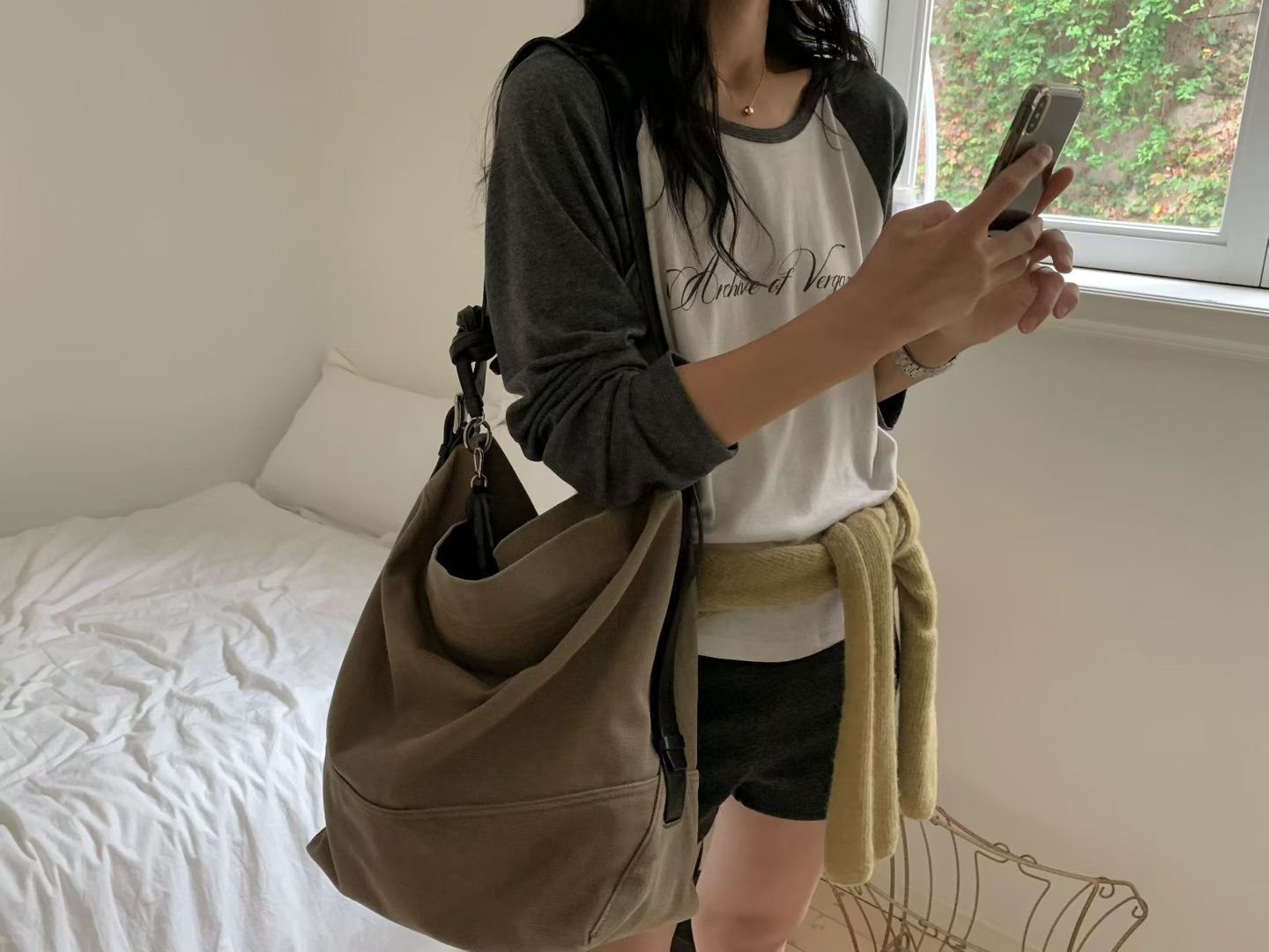 Angel Korea 秋袖配色長袖踢K08