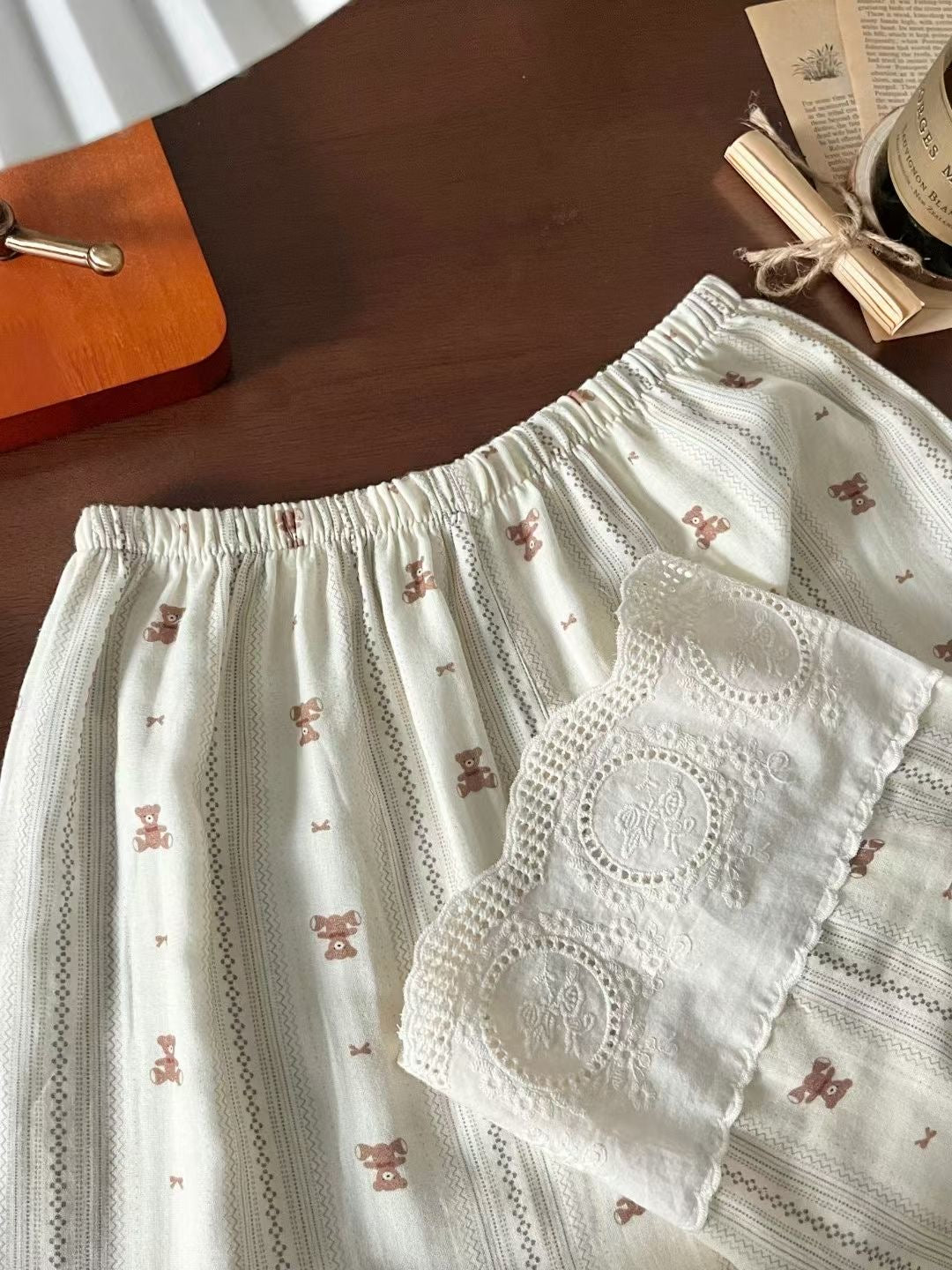 Angel Korea 蕾絲花邊睡衣套裝