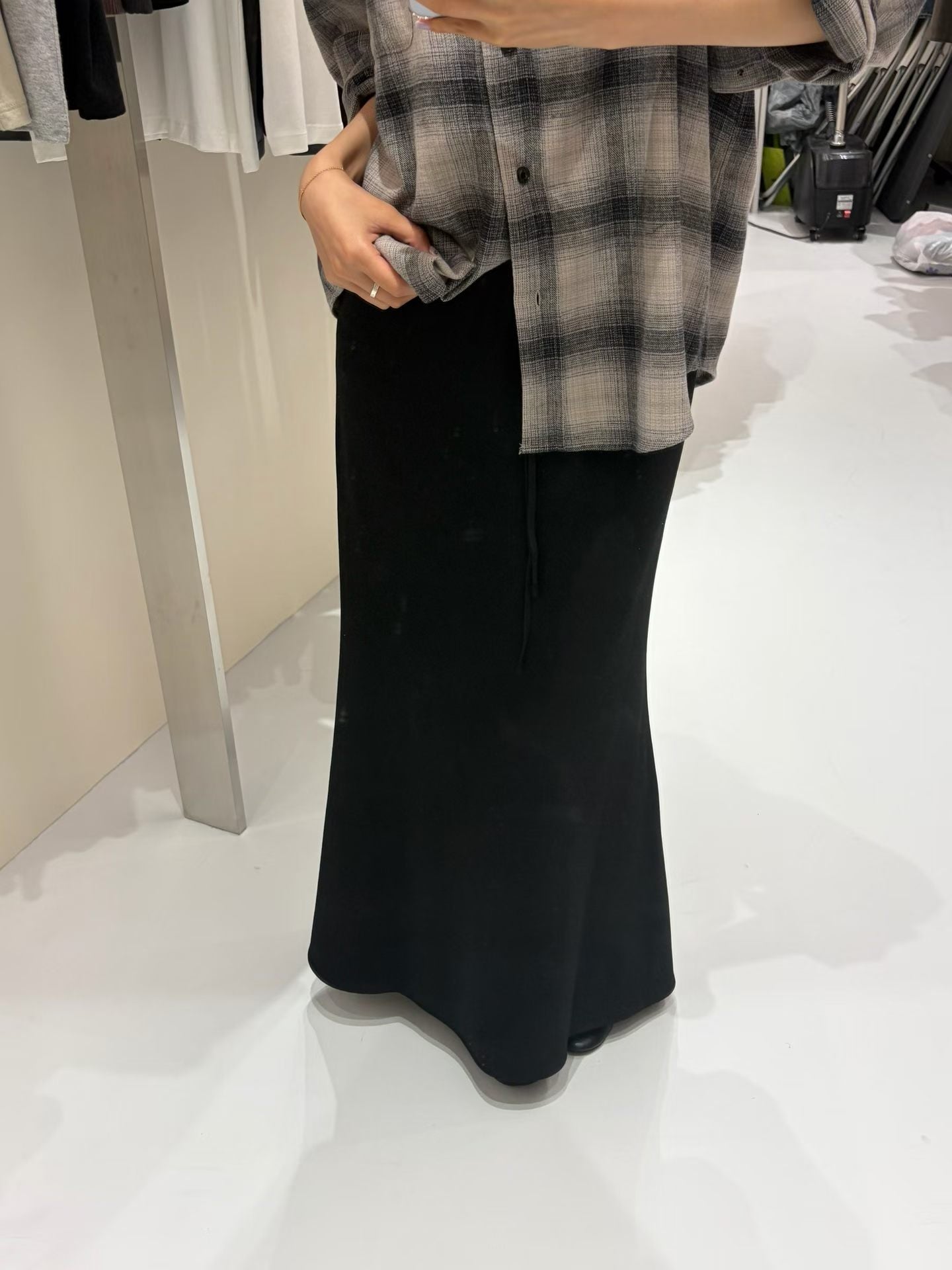 Angel Korea 垂墜彈性長裙M02