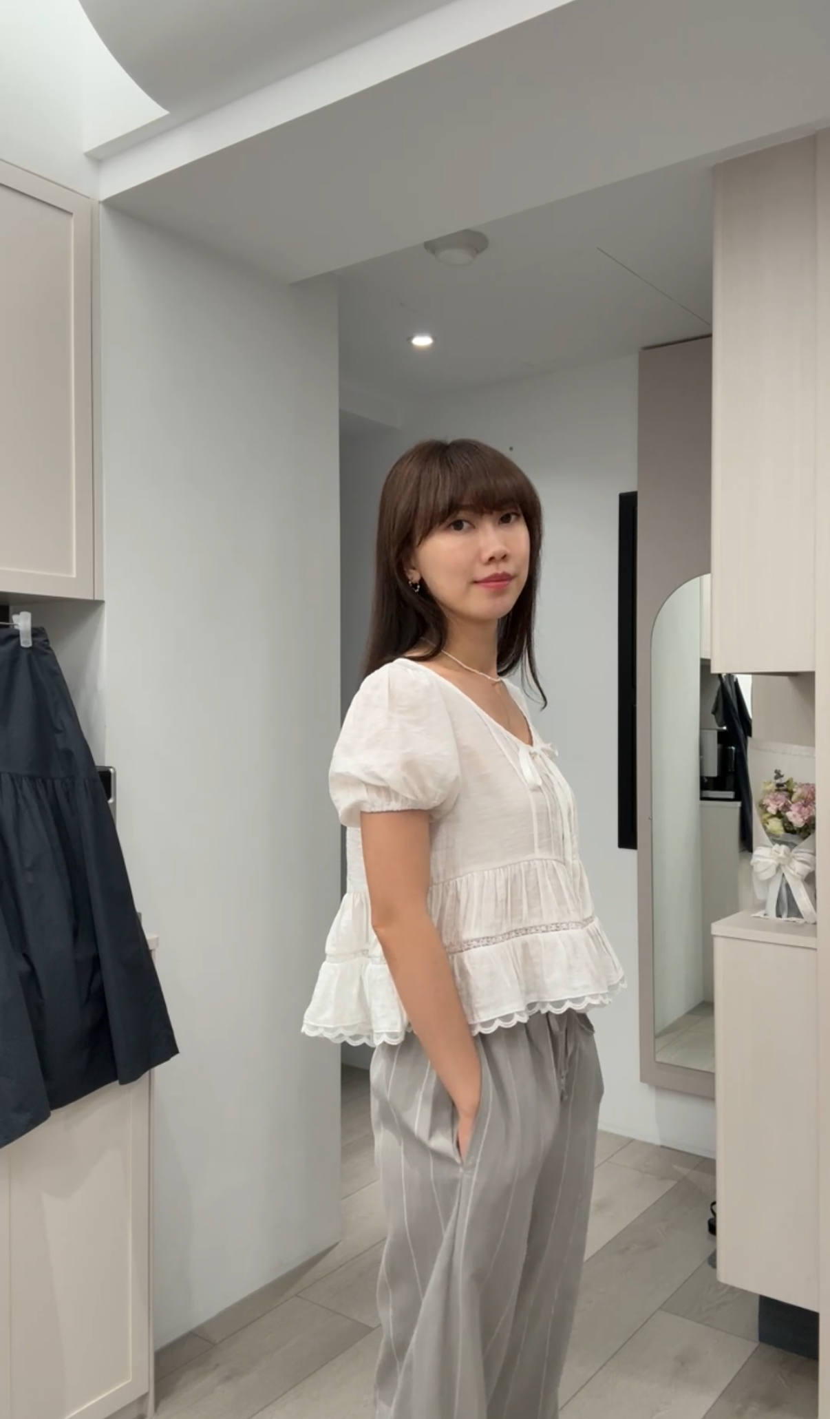 Angel Korea 夏回歸蕾絲綁帶上衣