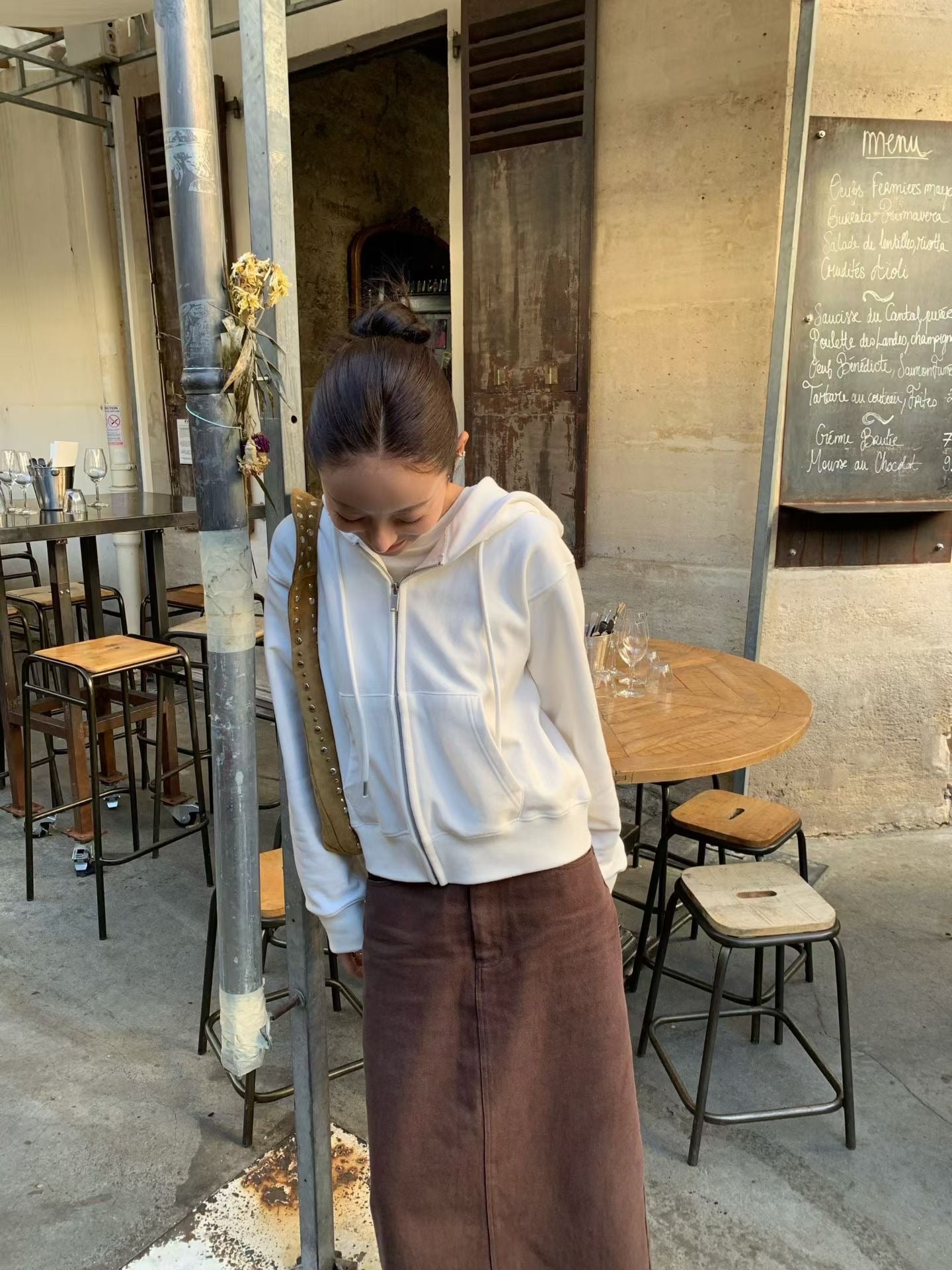 Angel Korea 秋 高質感連帽外套
