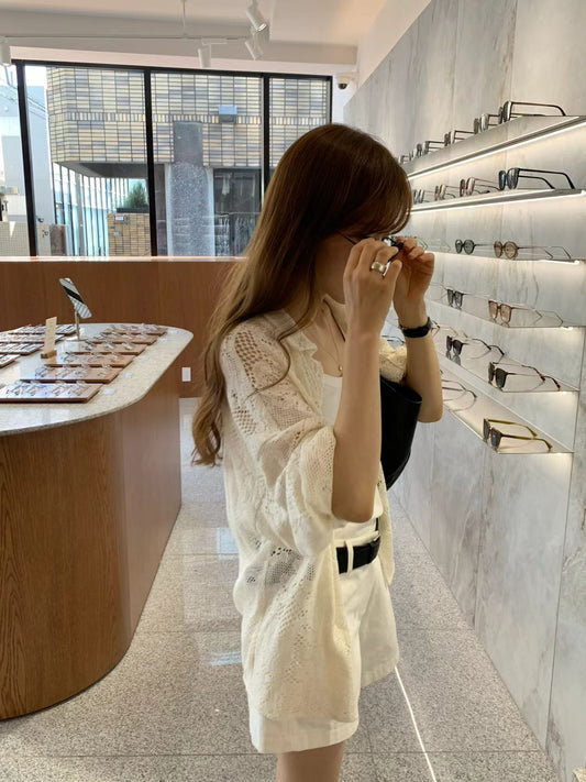 Angel Korea 夏高級蕾絲襯衫