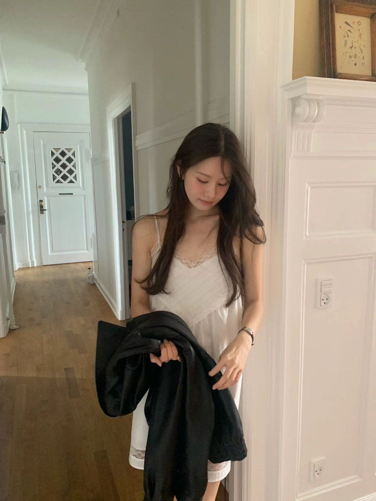 Angel Korea 秋可愛簍空洋裝O45