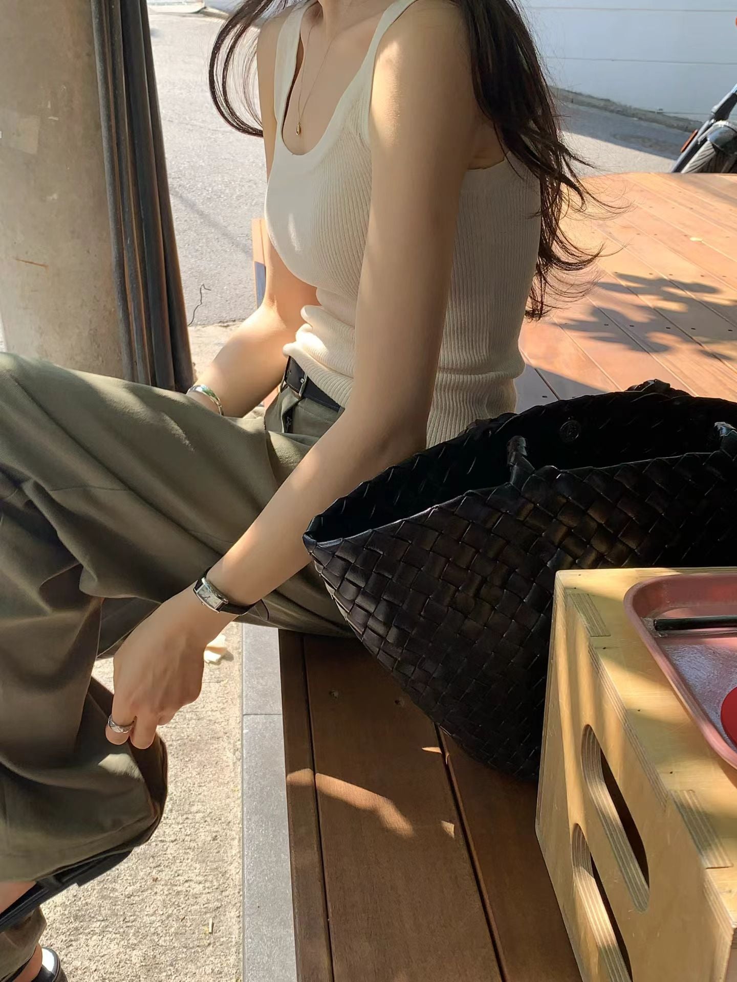 Angel Korea 夏薄料直筒褲