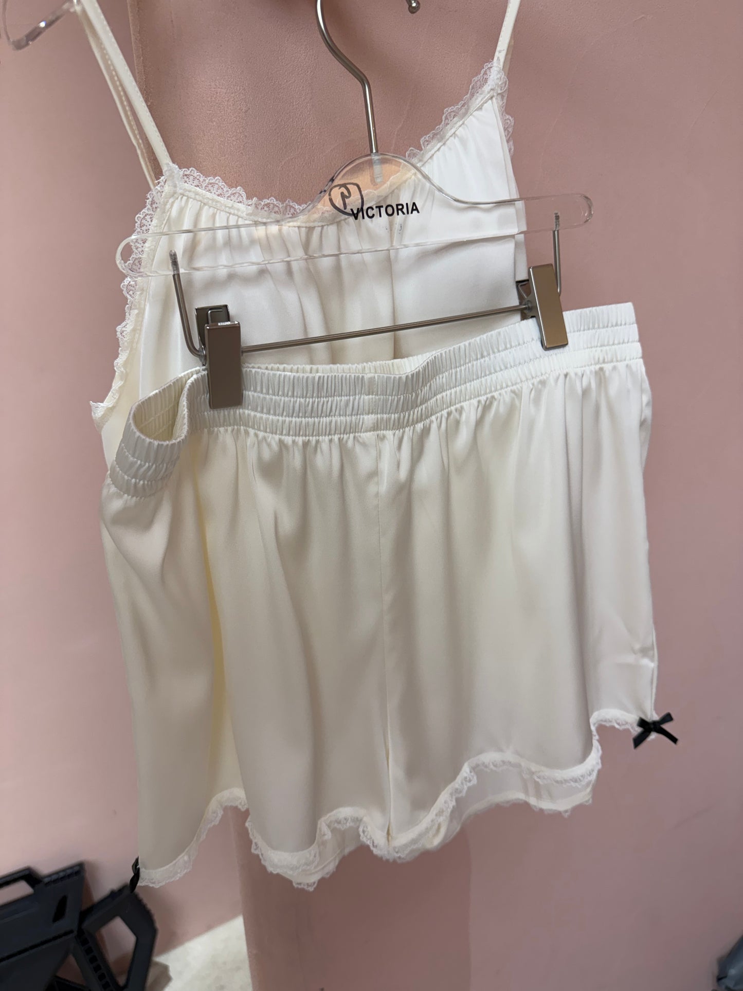 Angel Korea 素面絲質睡衣套裝
