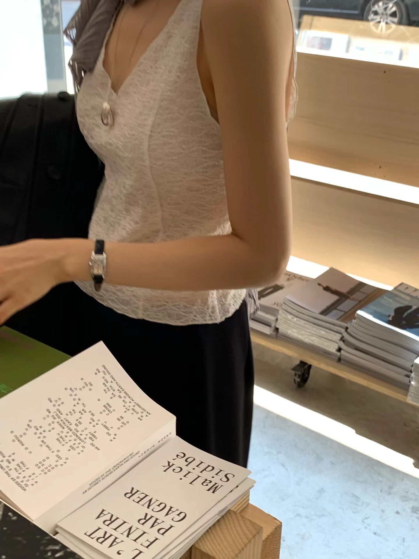 Angel Korea 秋柔霧肌理背心O08