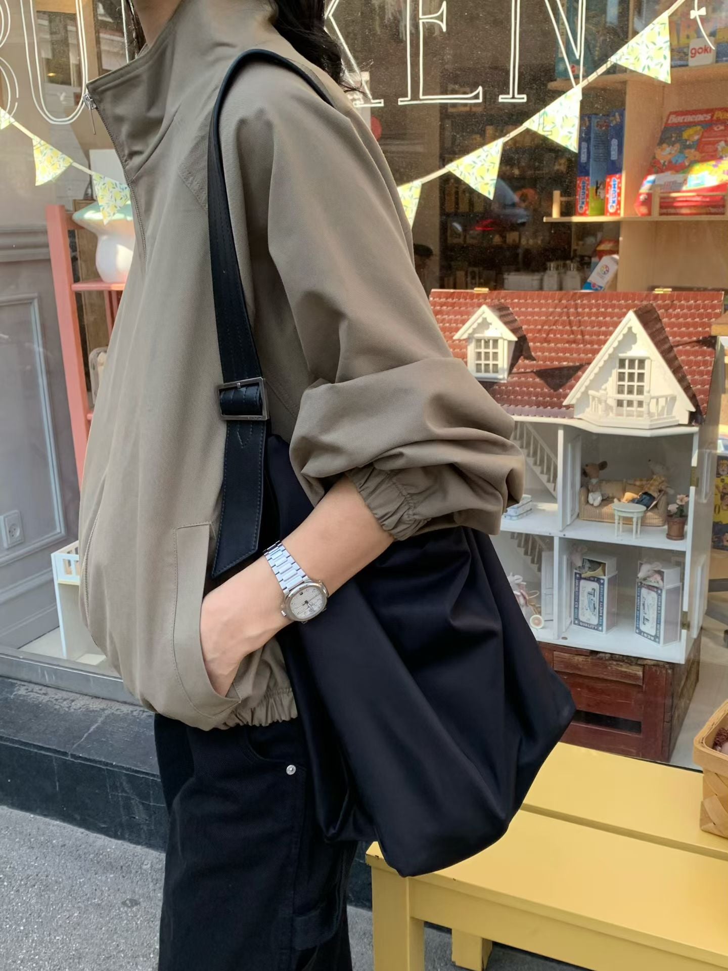 Angel Korea 秋拉鍊風衣外K10