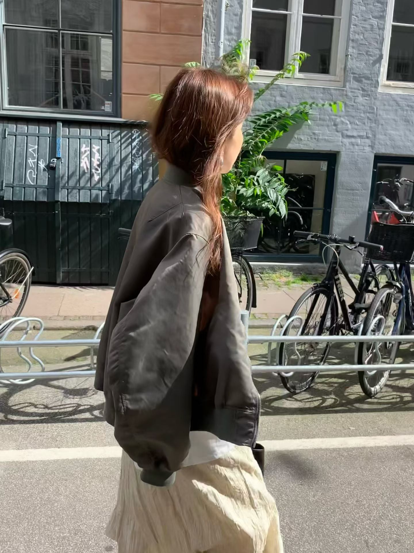 Angel Korea 秋時髦飛行外套