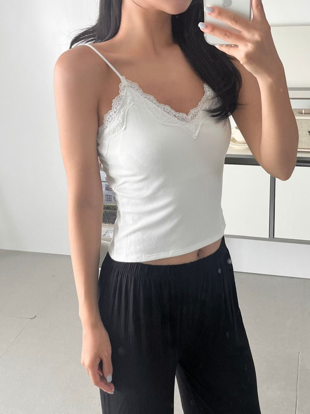 Angel Korea 莫代爾滾邊蕾絲Bratop