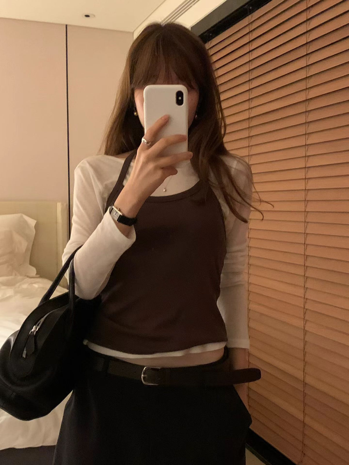 Angel Korea 秋繞頸背心O23