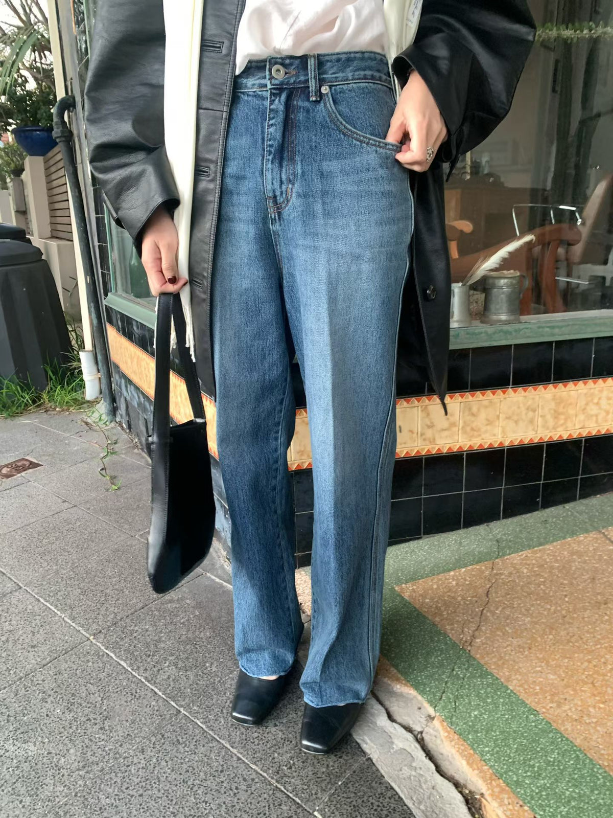 Angel Korea 秋直順牛仔褲J08