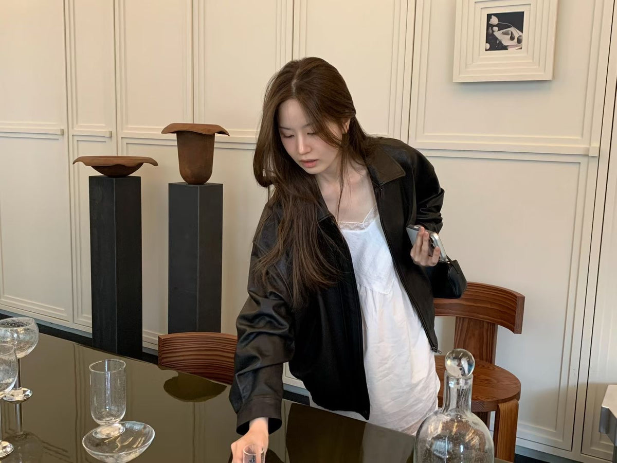 Angel Korea 義大利真皮外套O77