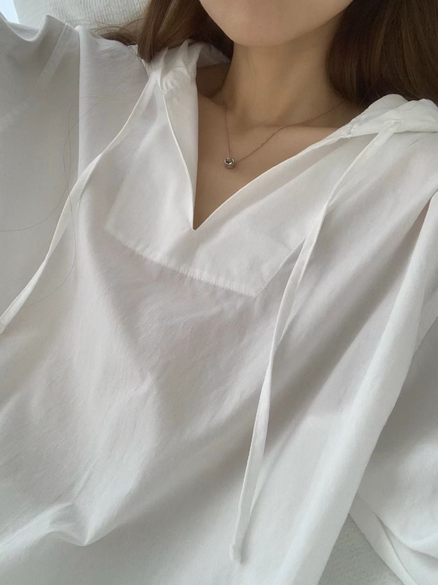 柔軟舒服連帽襯衫 現貨