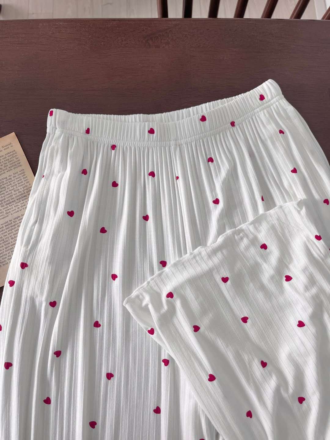 Angel Korea 愛心長褲睡衣套裝