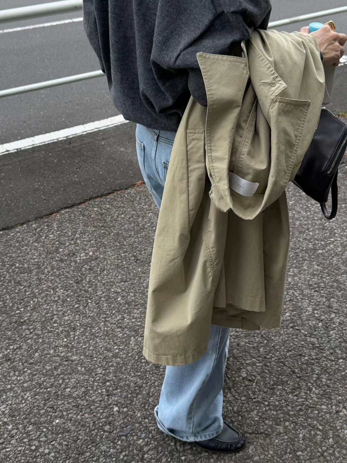 Angel Korea 秋 長版風衣O24