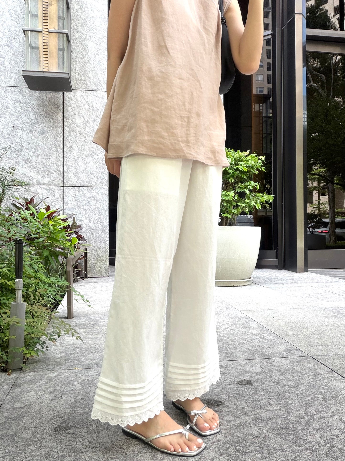 Angel Korea 夏棉質花邊褲