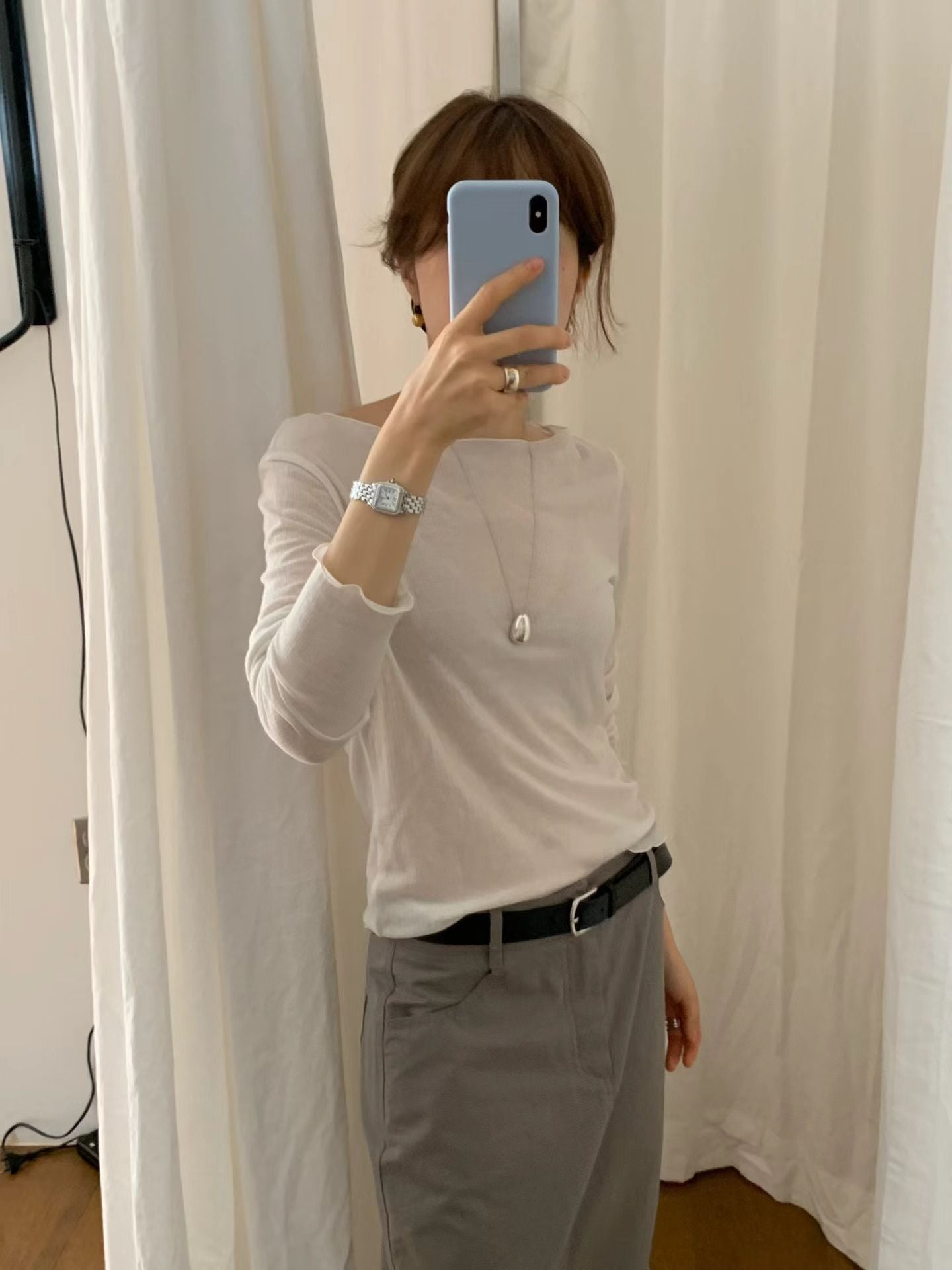 Angel Korea 秋天絲羊毛踢O41