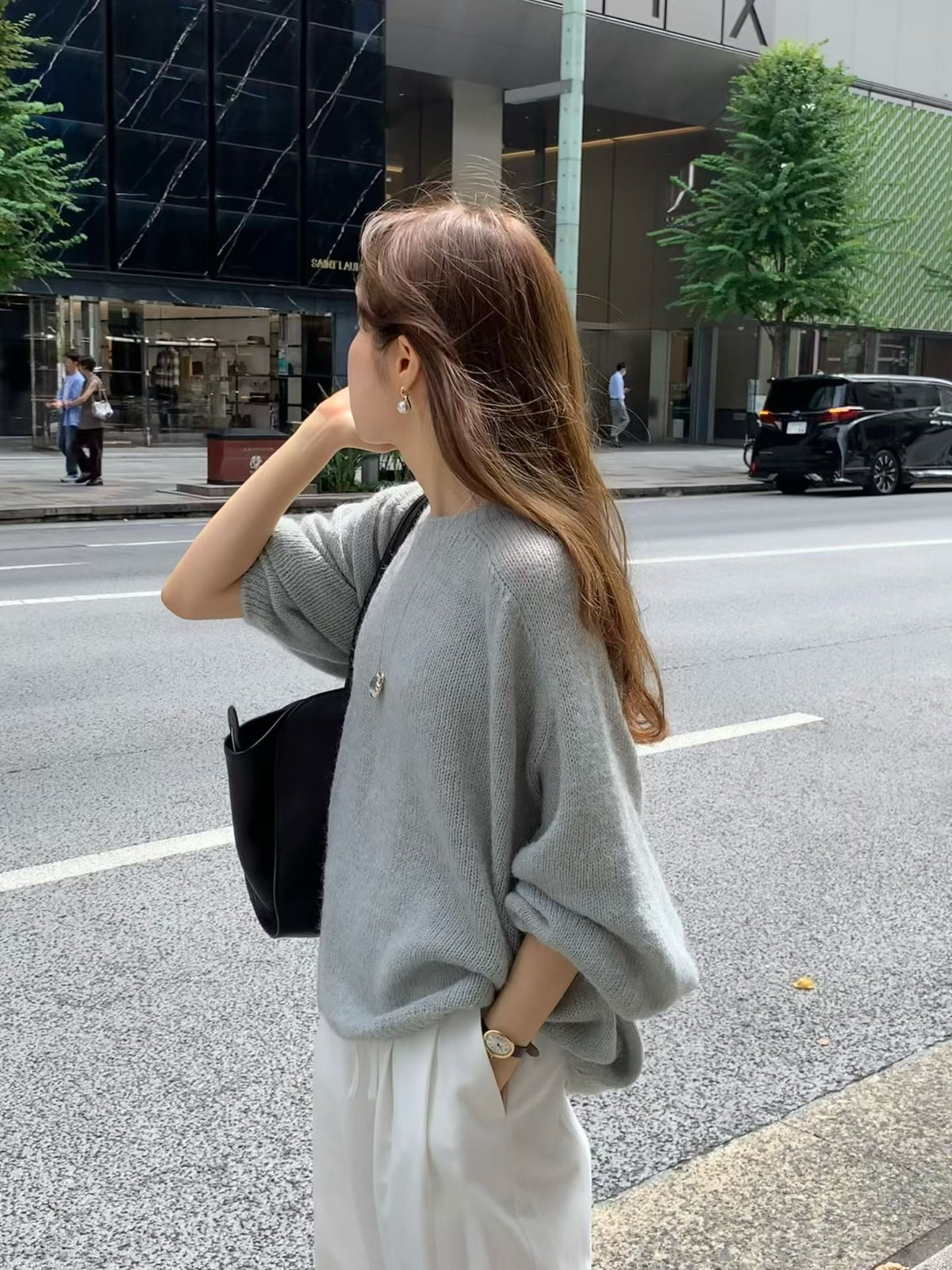 Angel Korea 秋可愛澎袖針織衫O71
