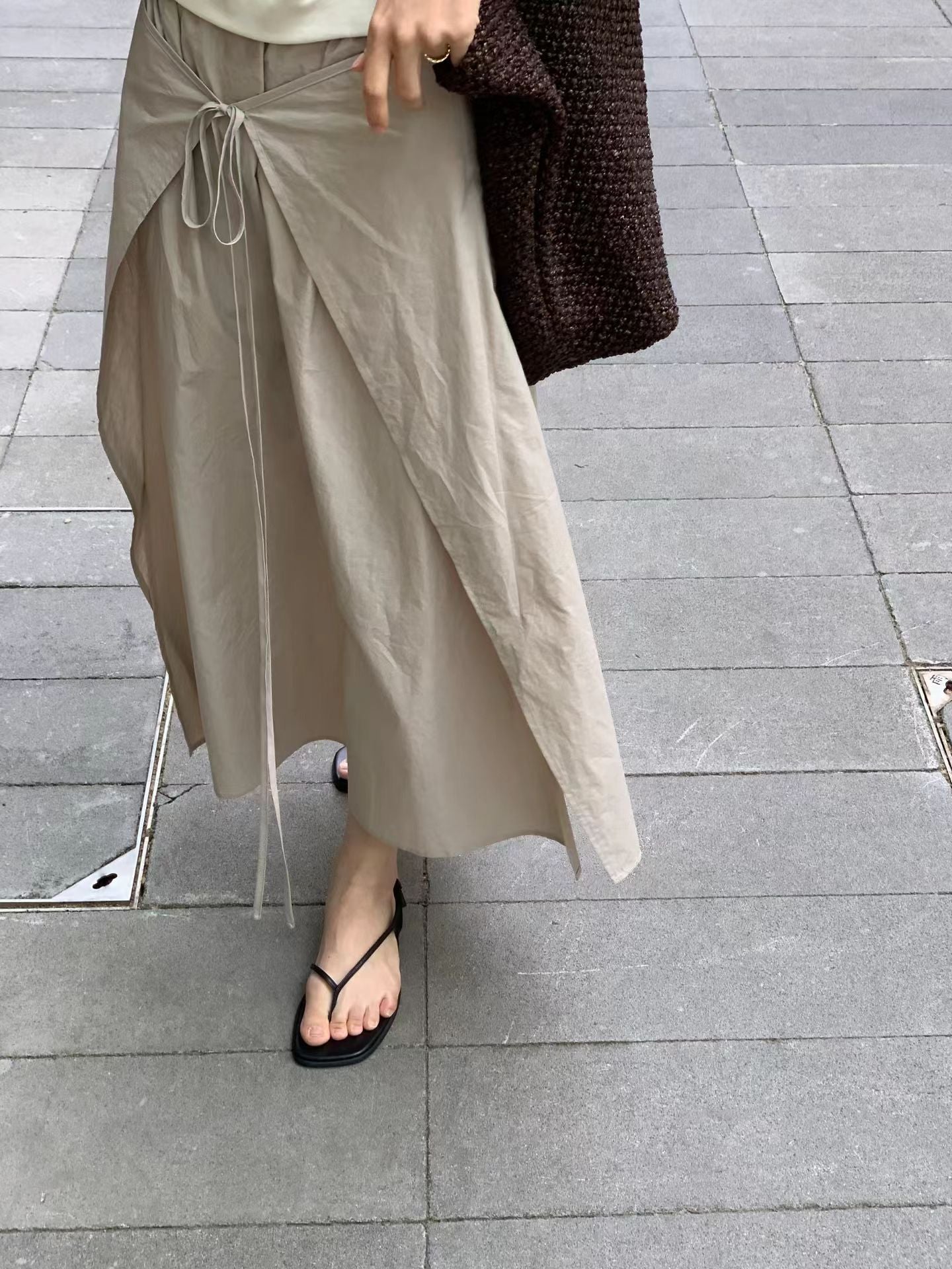 Angel Korea 夏造型綁帶長裙