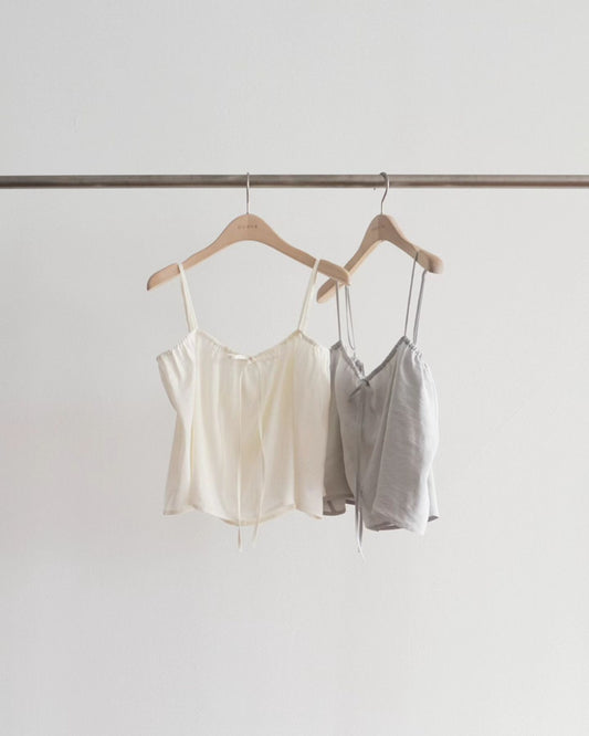 夏胸蝴蝶結細肩帶