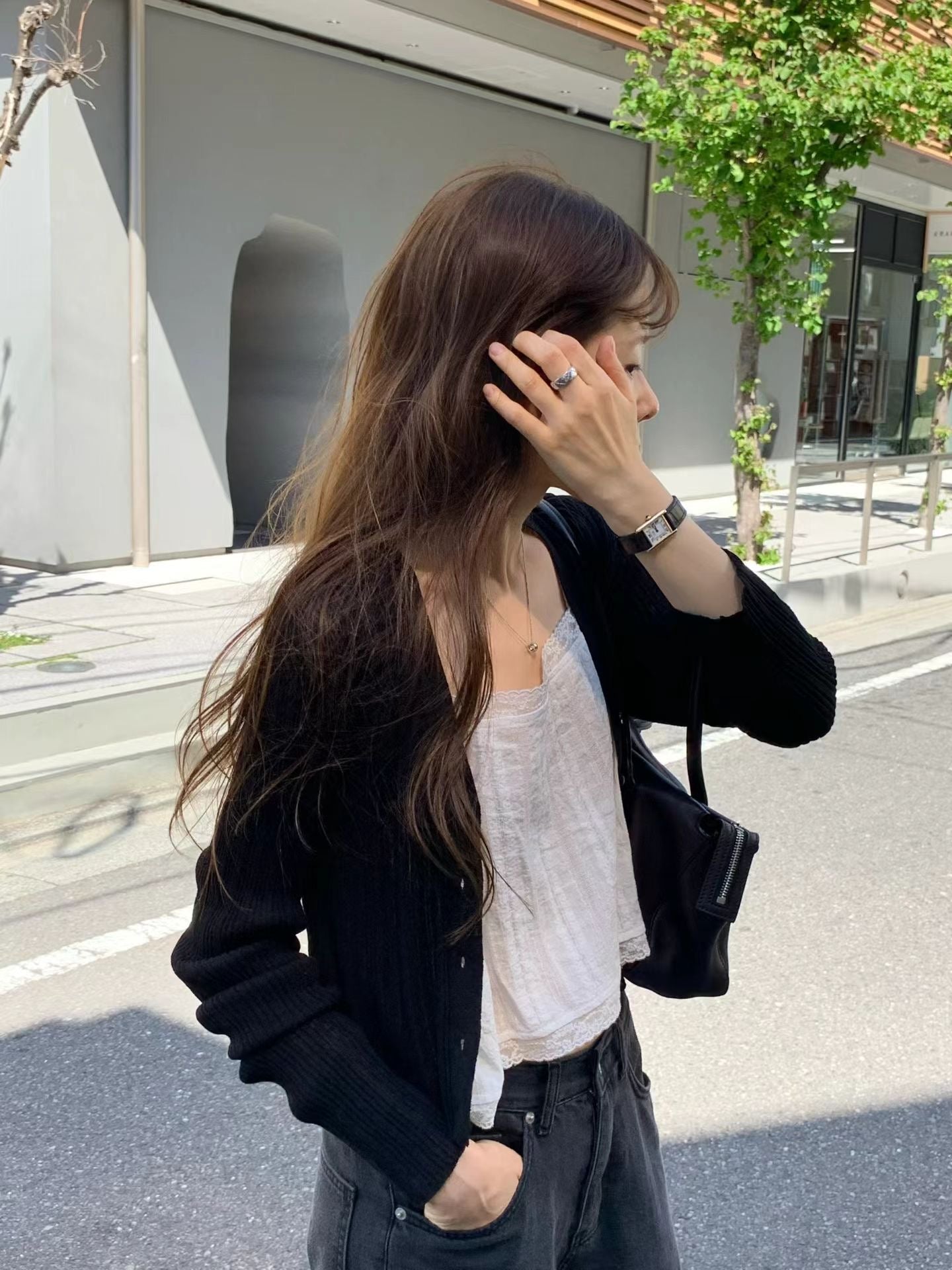 Angel Korea 夏日漂亮皺折細肩帶💓