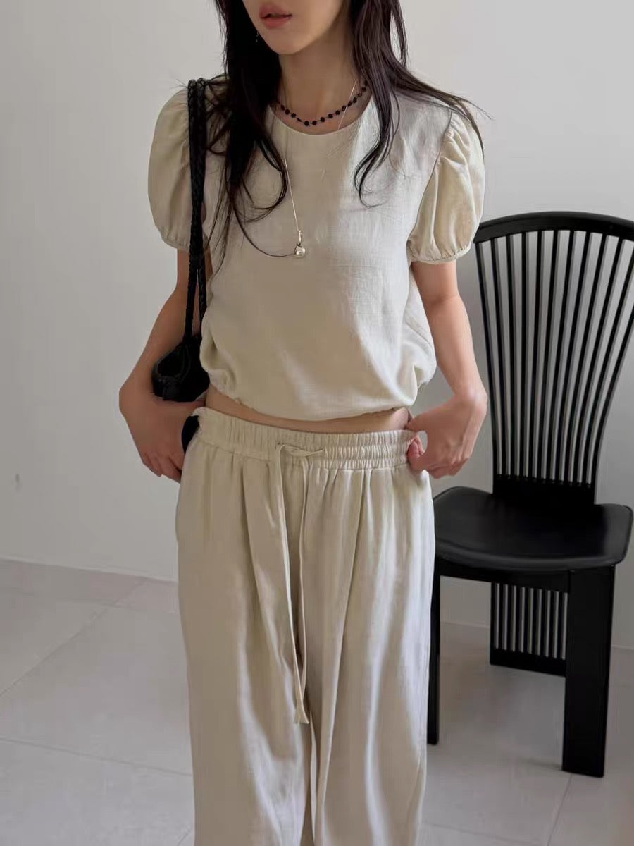 Angel Korea 夏亞麻套裝 5852