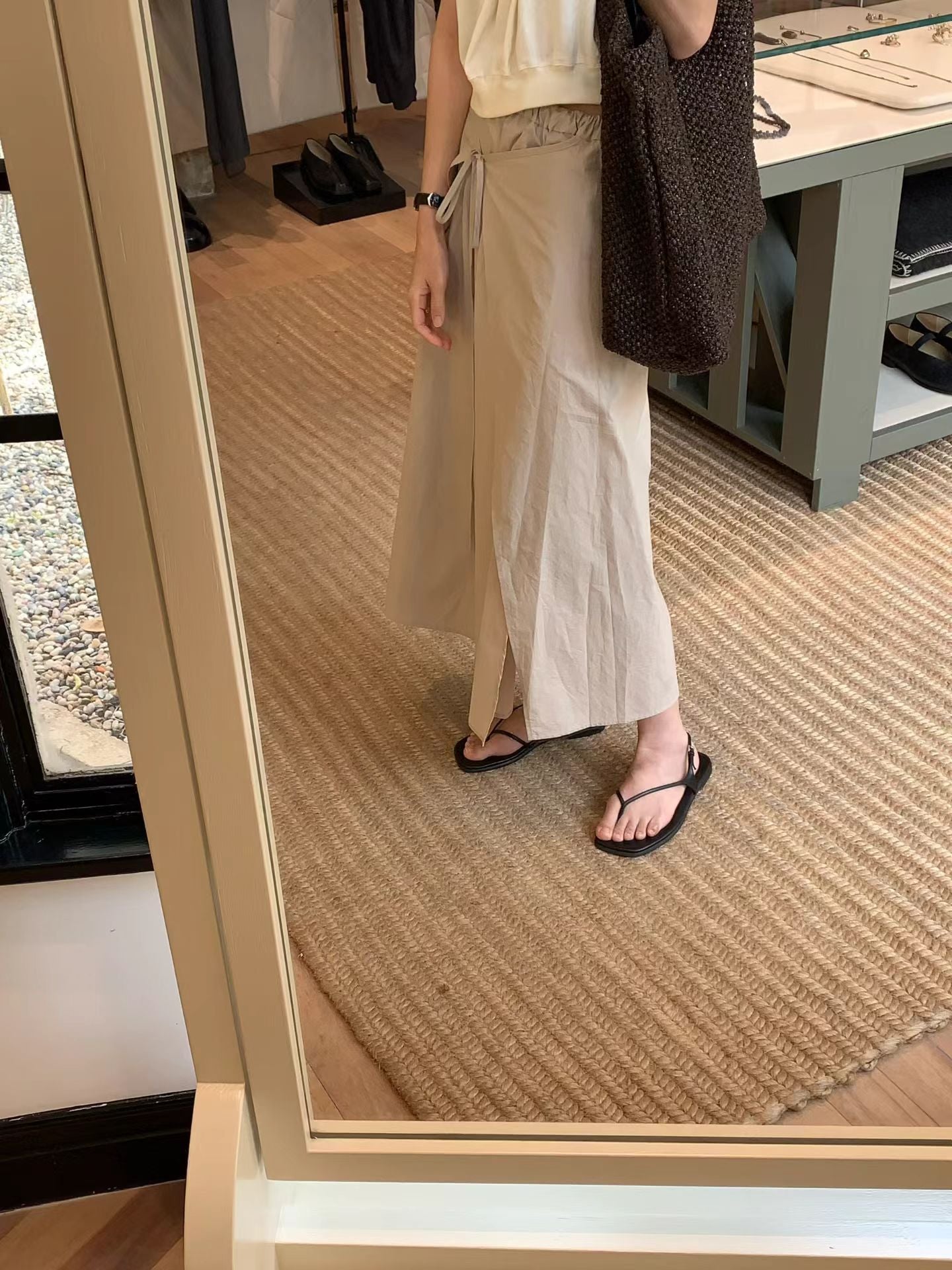 Angel Korea 夏造型綁帶長裙
