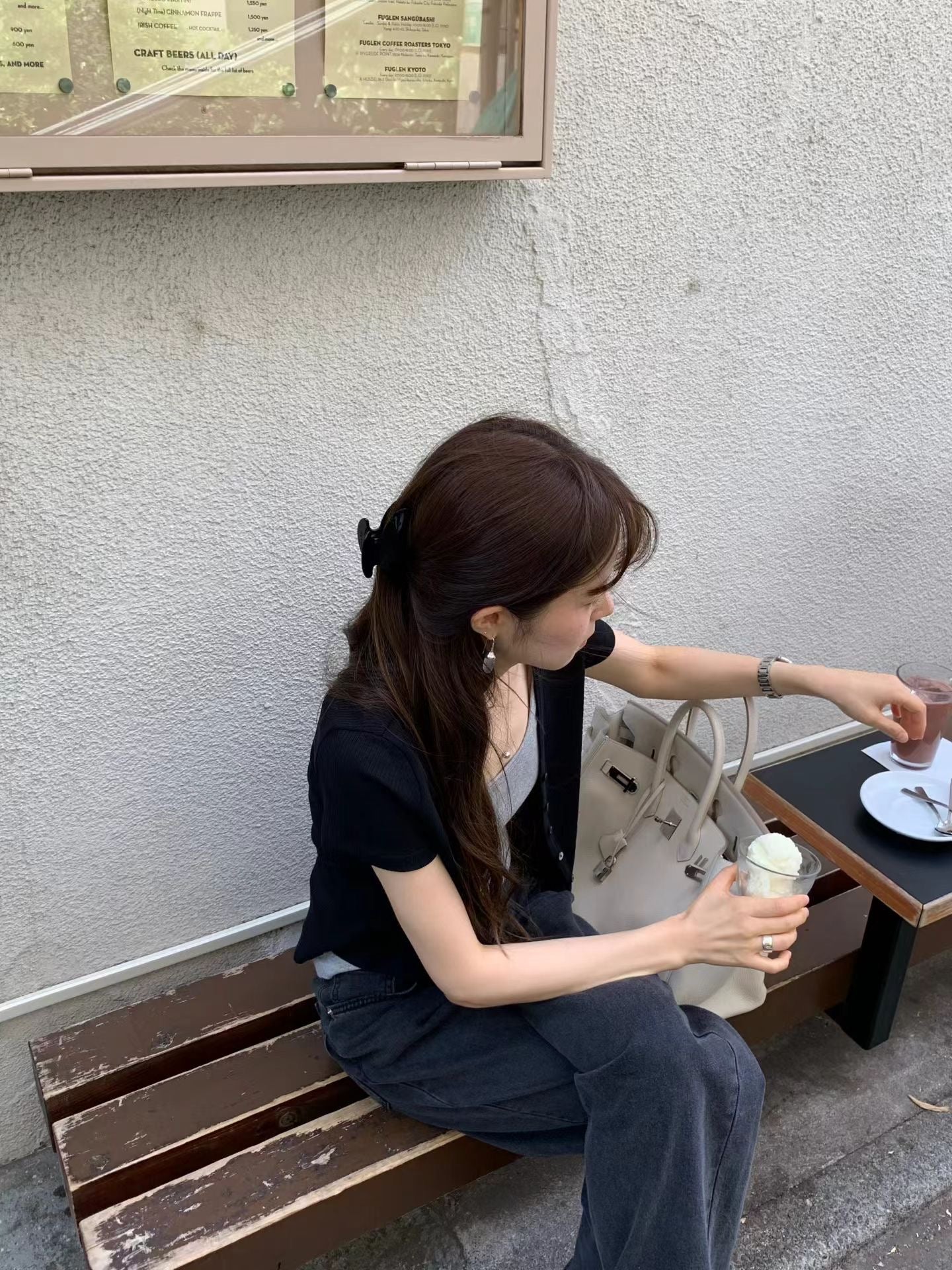 Angel Korea 夏V領短袖排釦外
