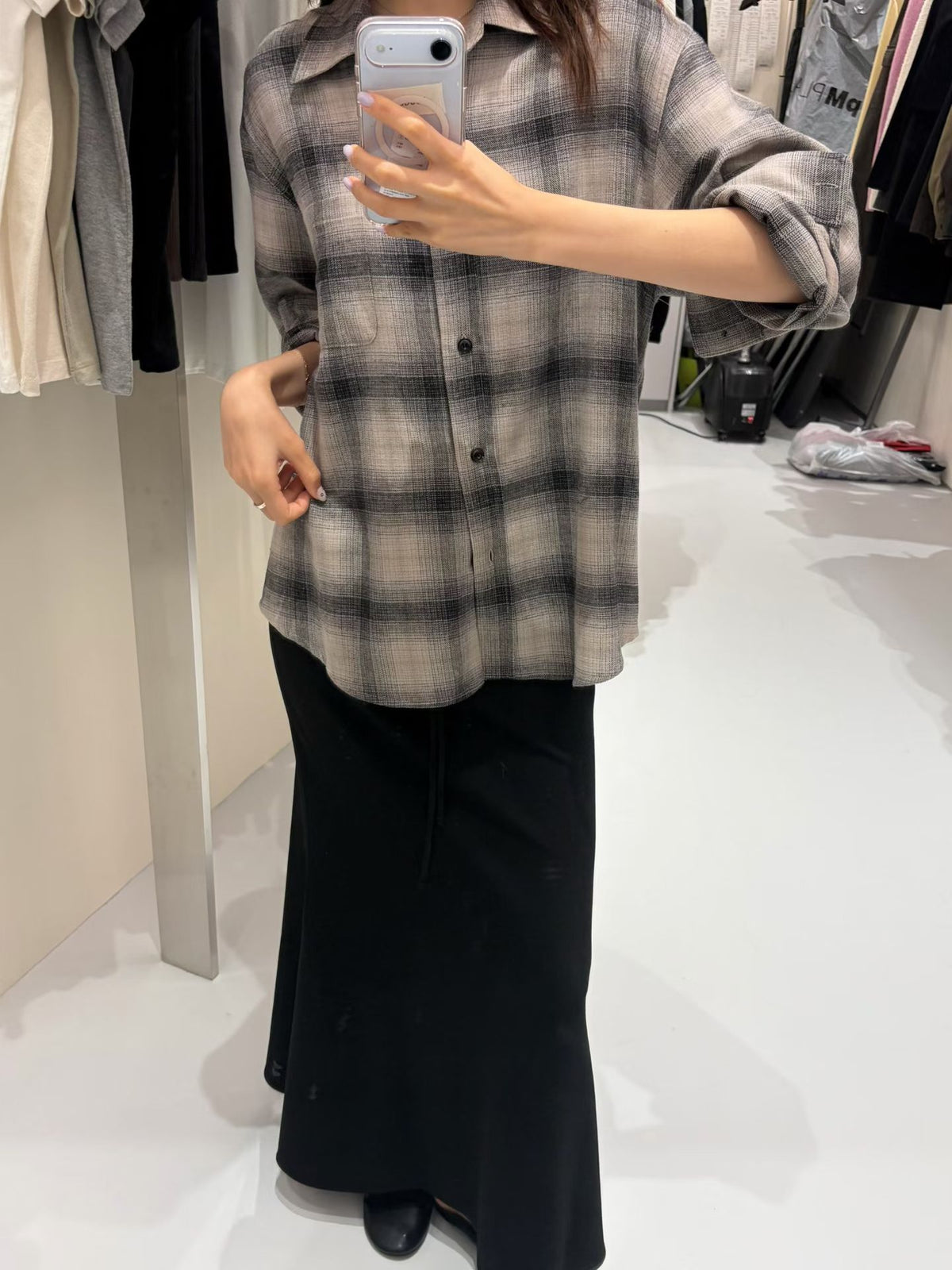 Angel Korea 垂墜彈性長裙M02
