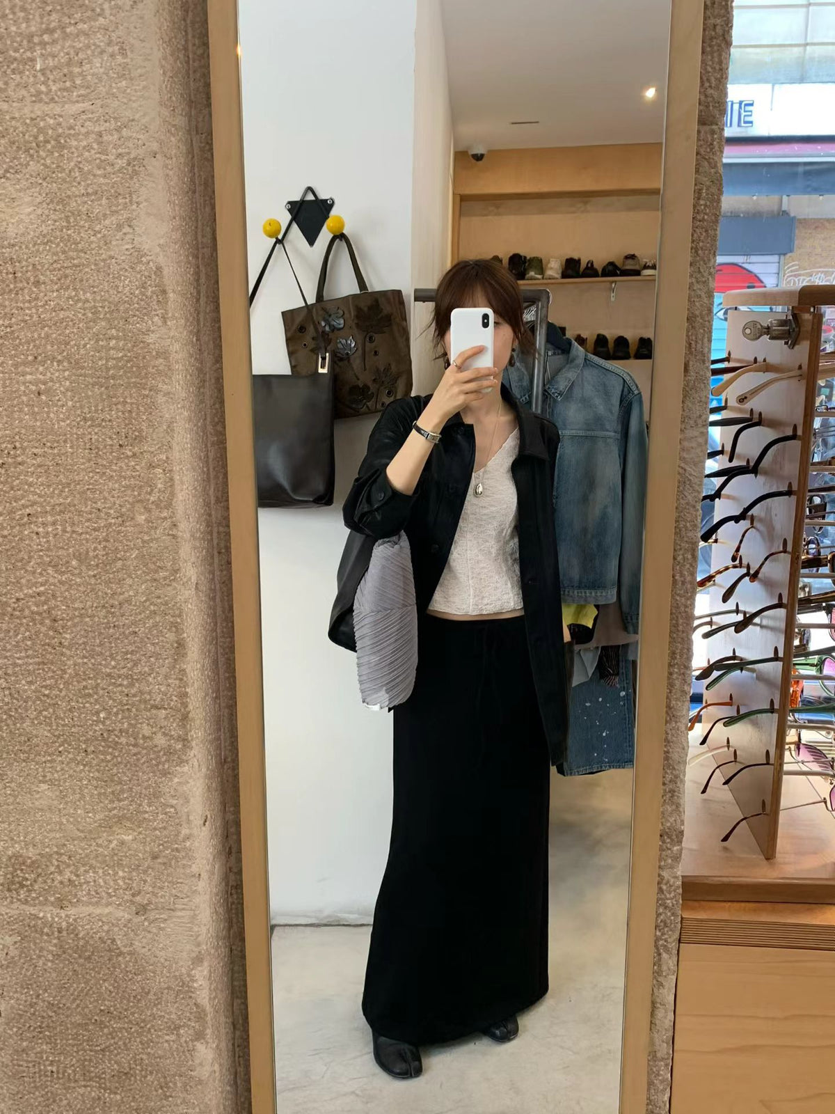 Angel Korea 秋柔霧肌理背心O08