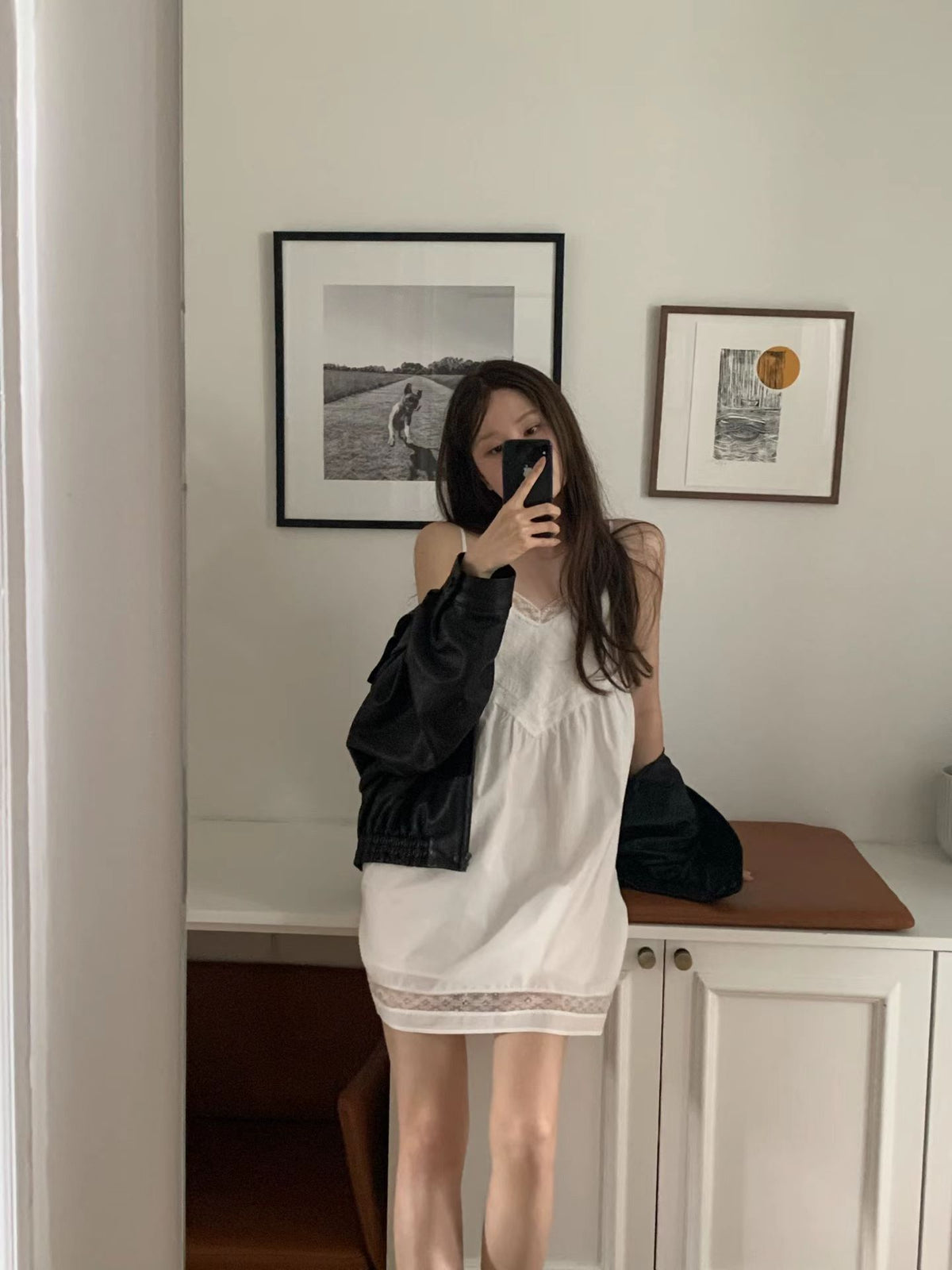 Angel Korea 秋可愛簍空洋裝O45