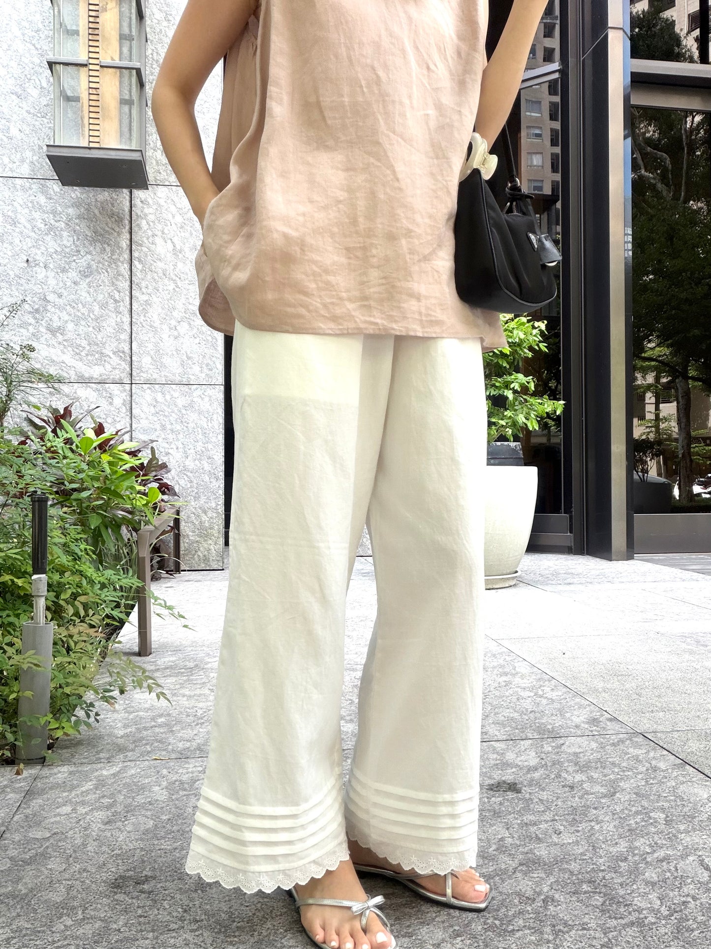 Angel Korea 夏棉質花邊褲