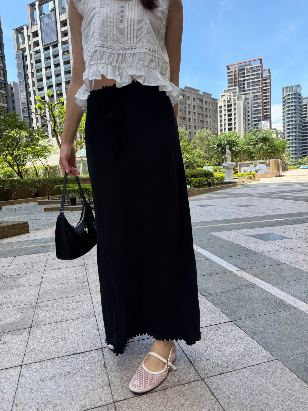 Angel Korea 夏木耳邊長裙