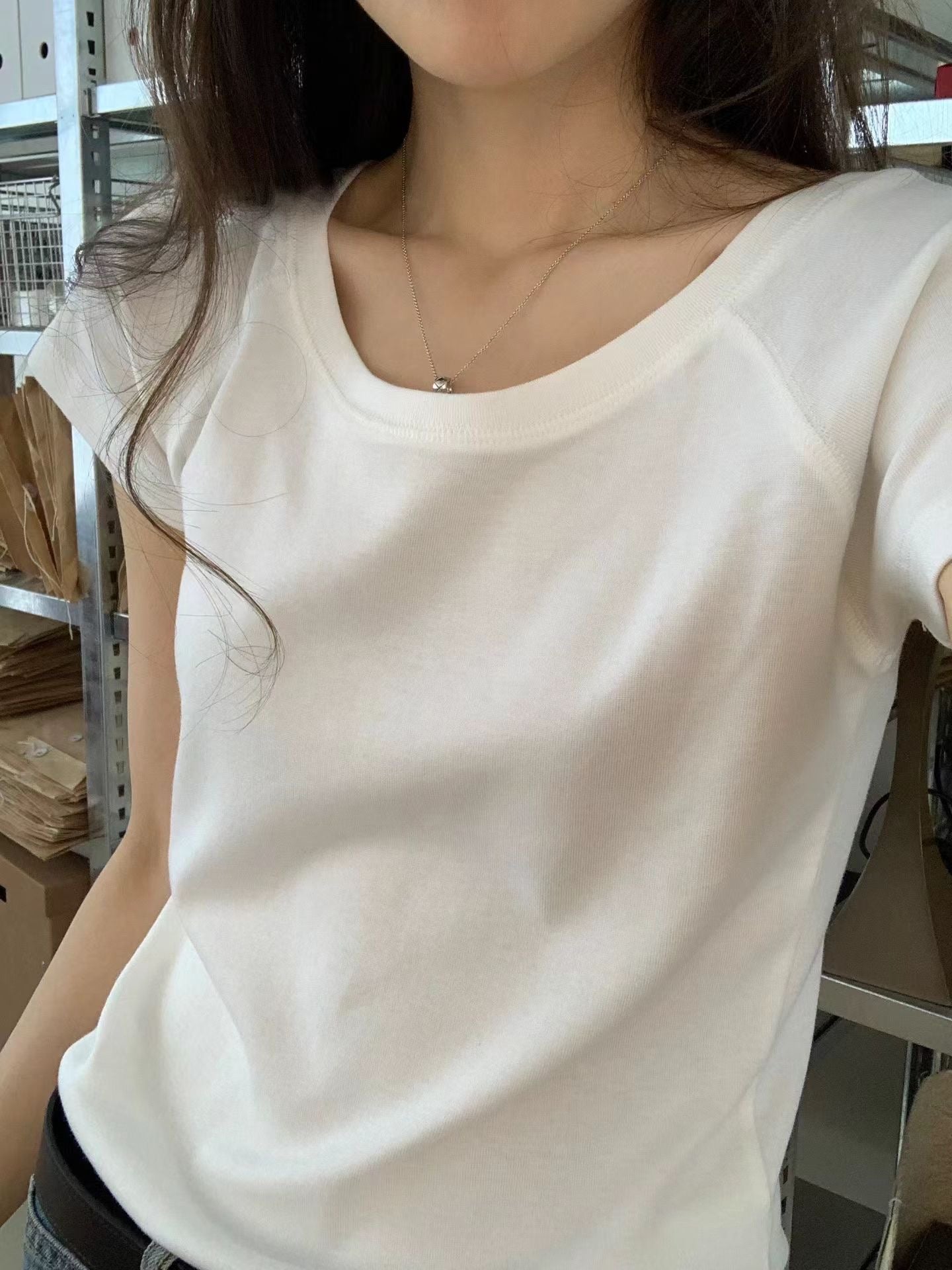 Angel Korea 夏顯瘦圓領短袖