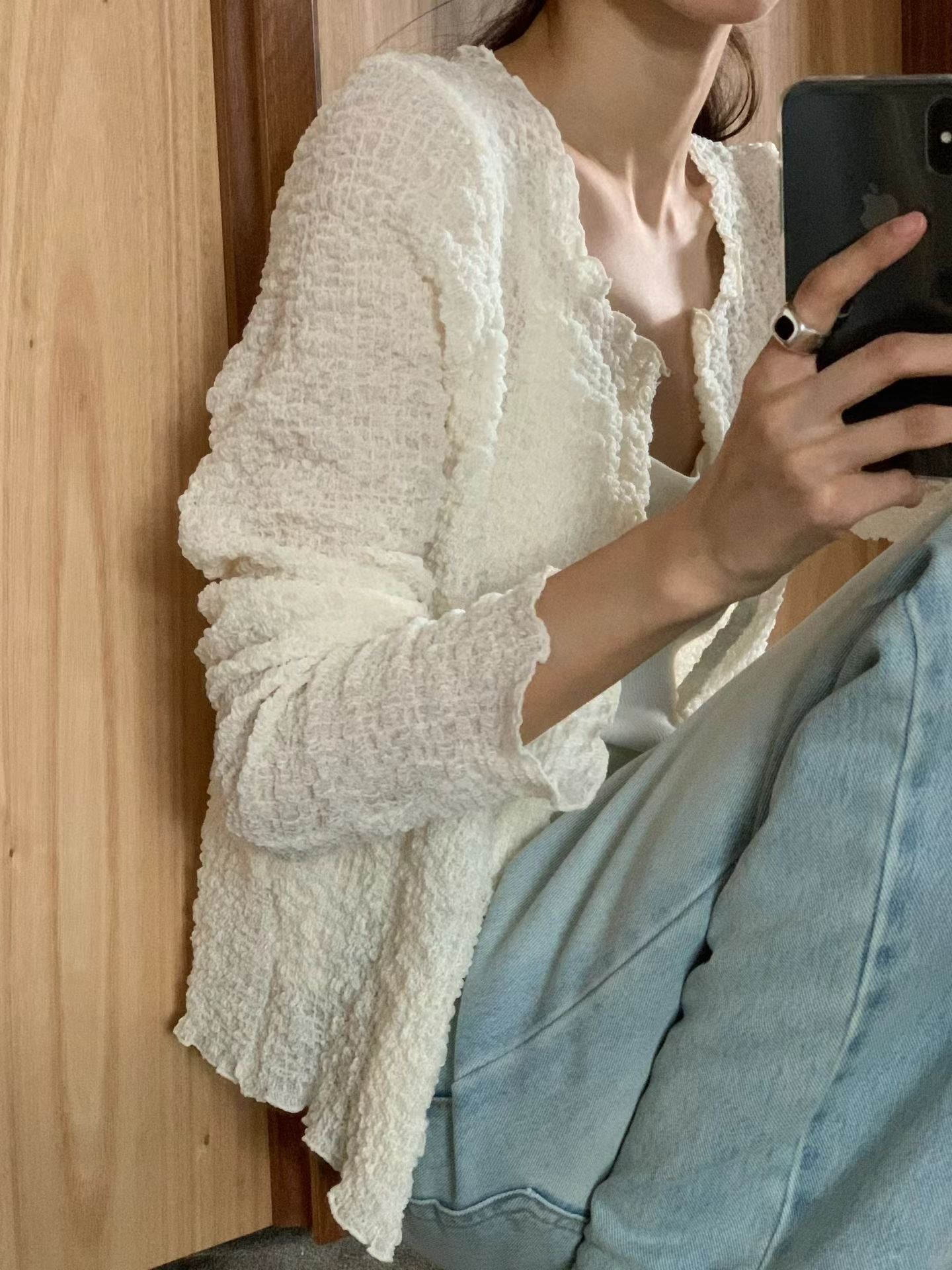 春淺藍牛仔褲 S現貨