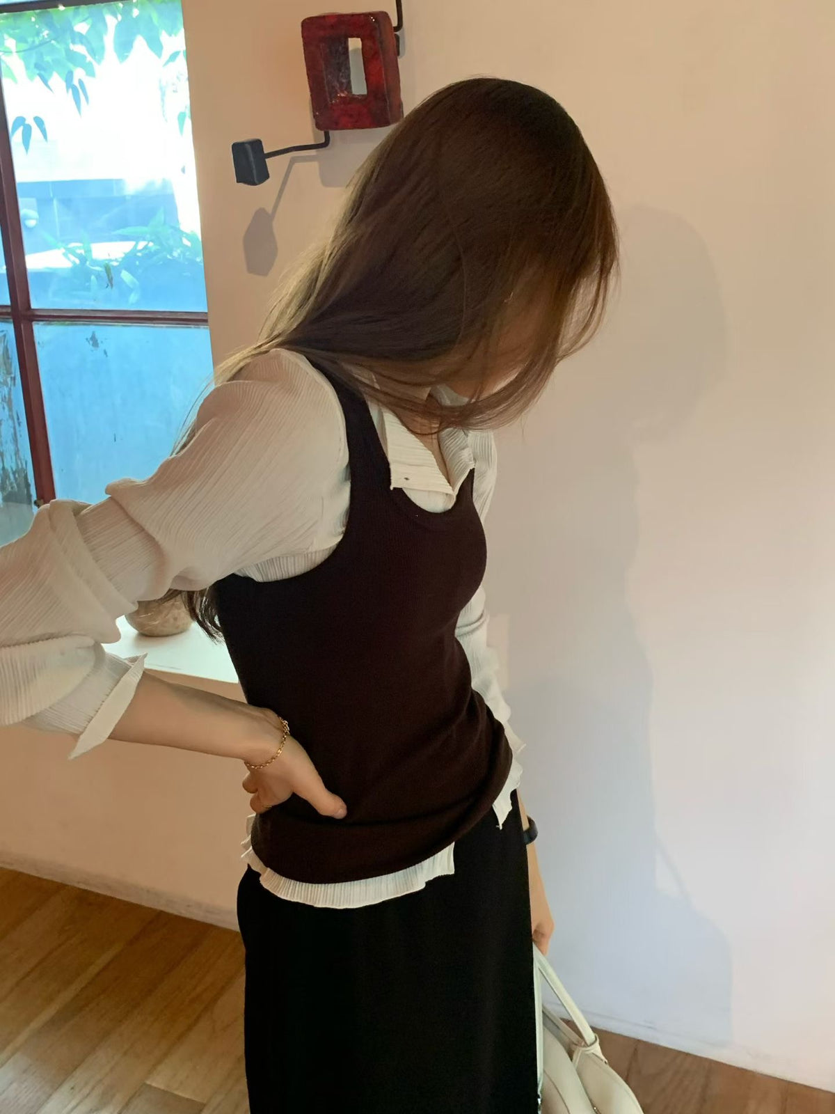 Angel Korea 秋回歸紋理排釦外O60