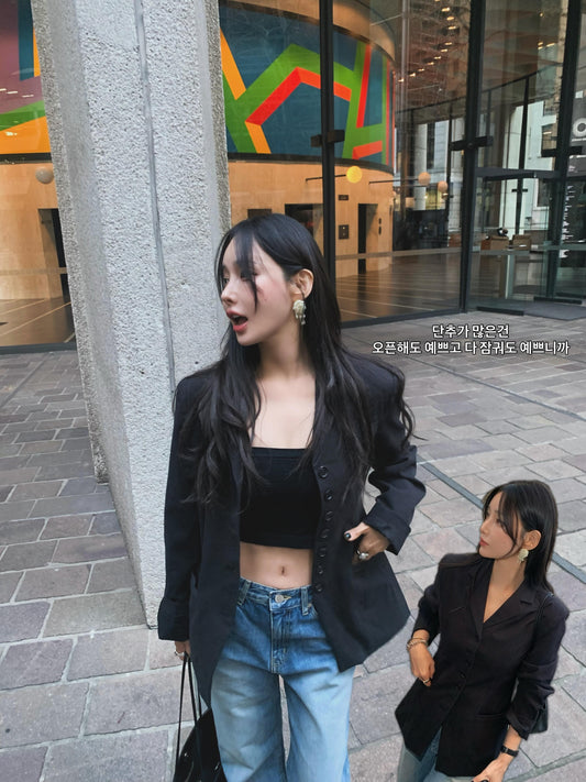 Angel Korea 秋 腰身俐落西外