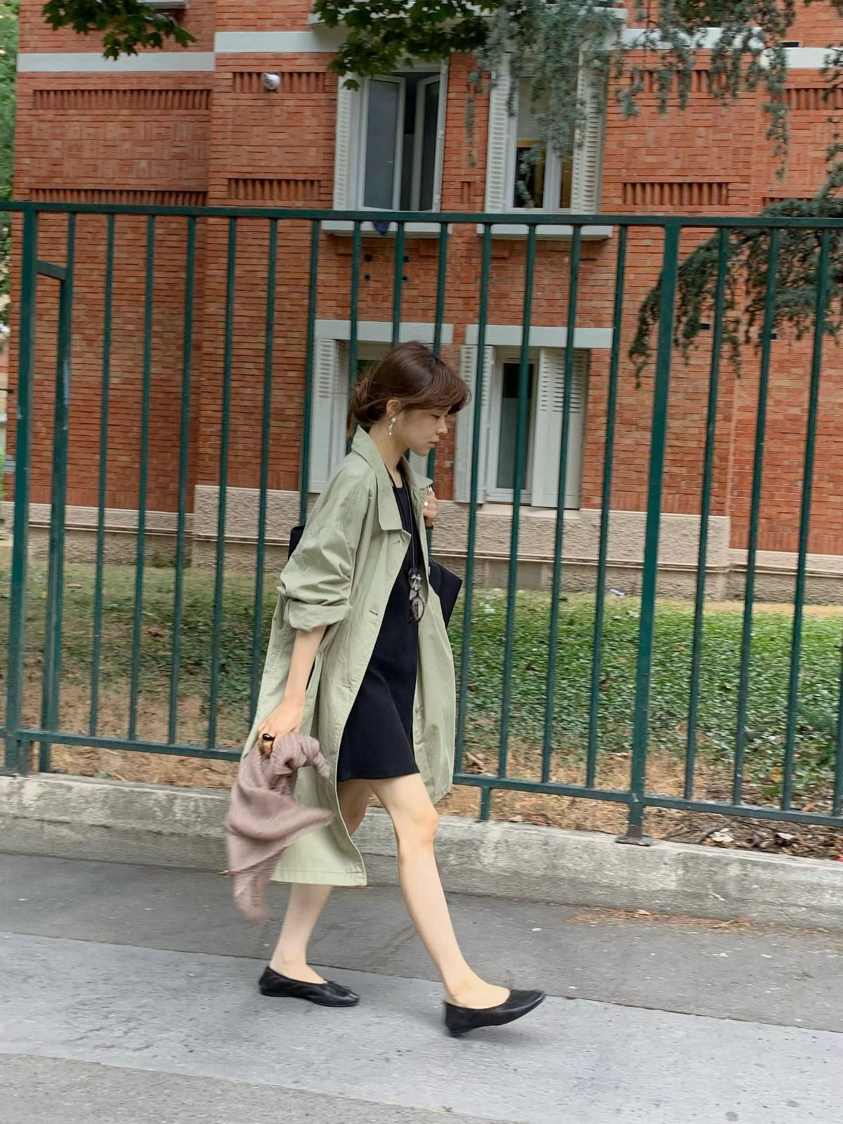 Angel Korea 秋 長版風衣O24