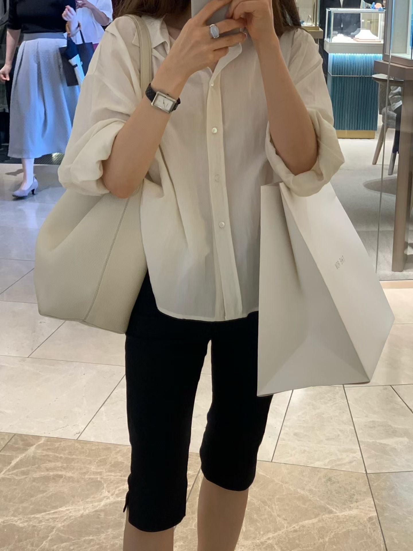 Angel Korea 秋回歸光澤襯衫O64