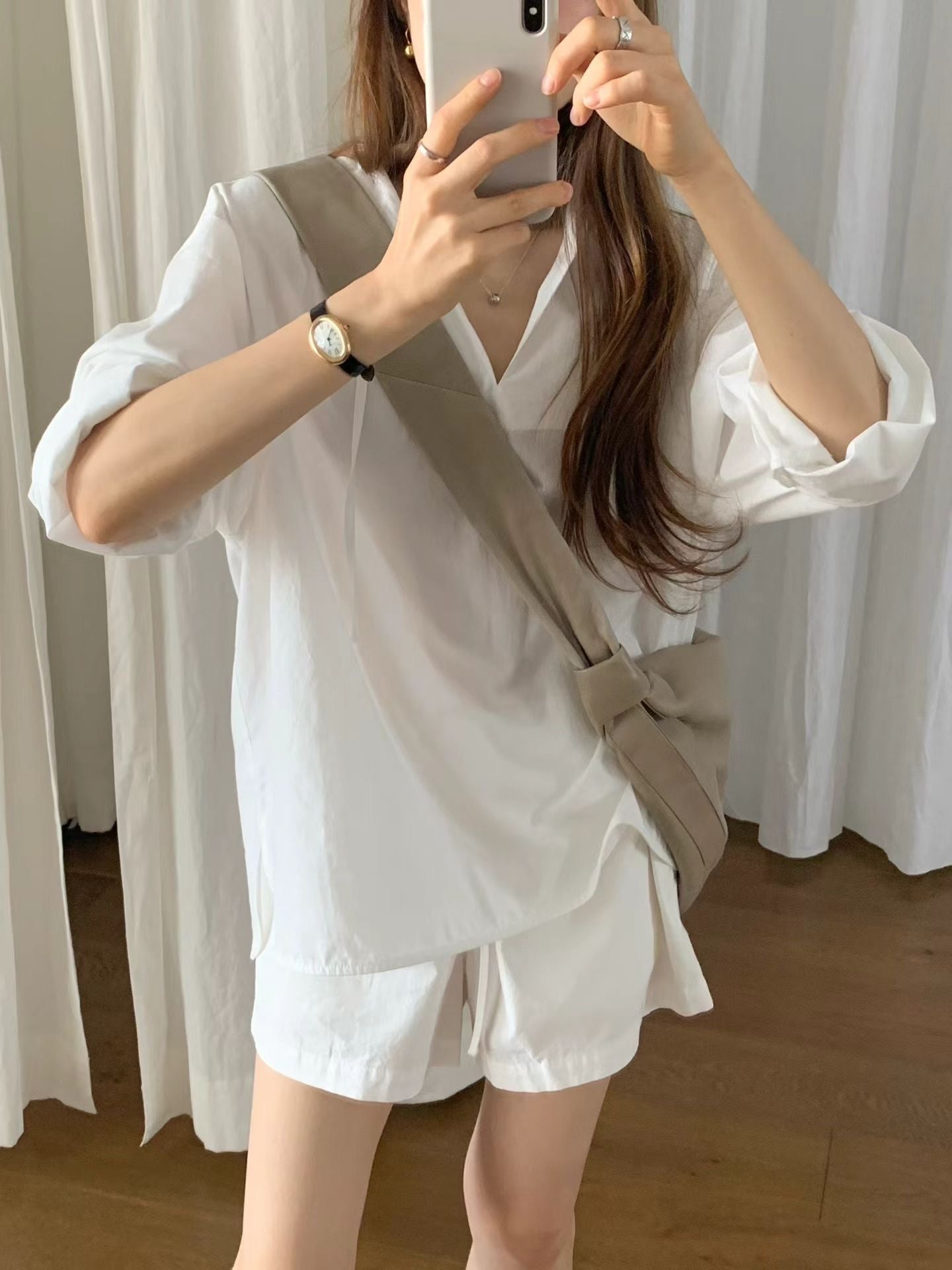 柔軟舒服連帽襯衫 現貨