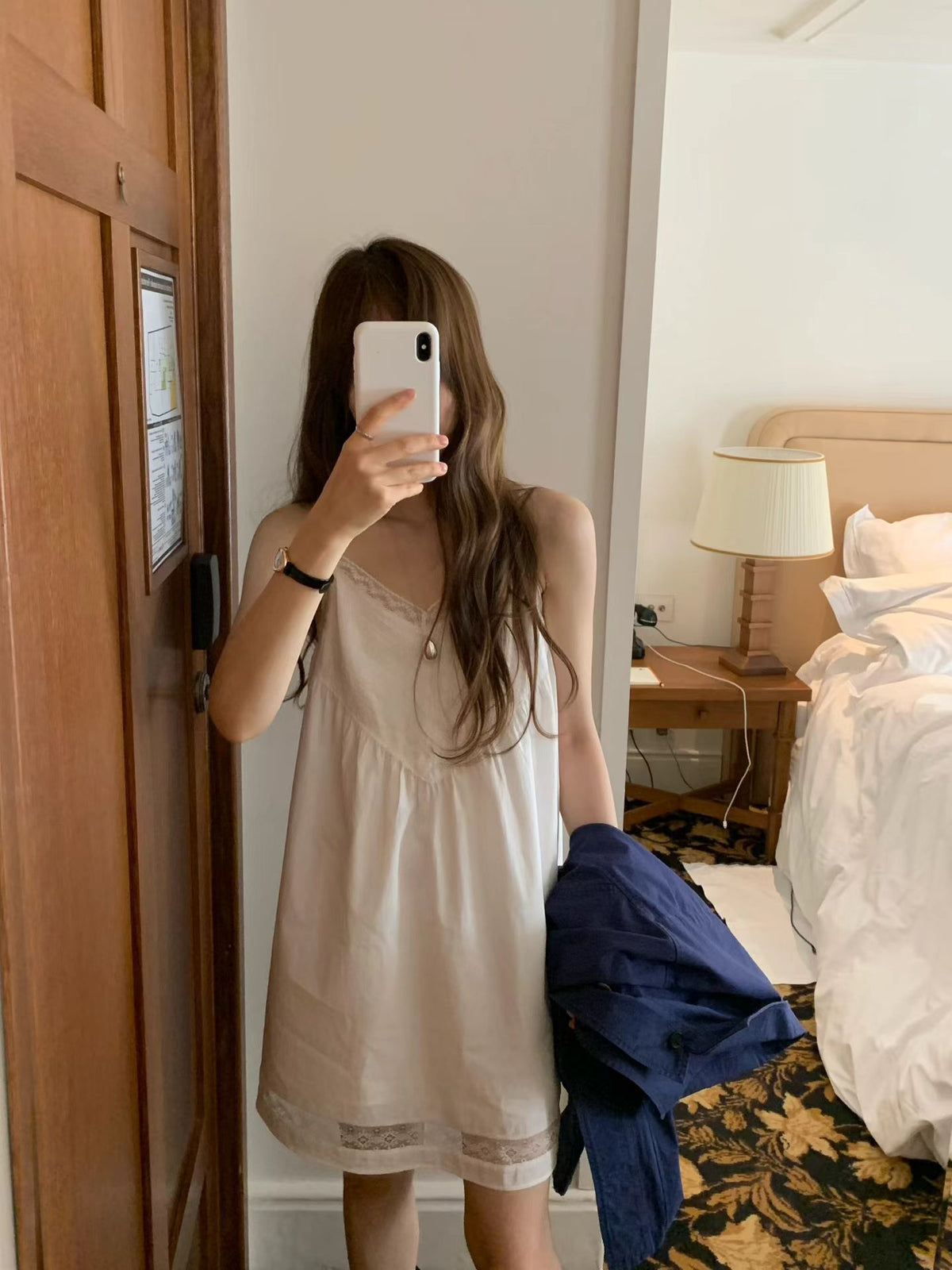 Angel Korea 秋可愛簍空洋裝O45