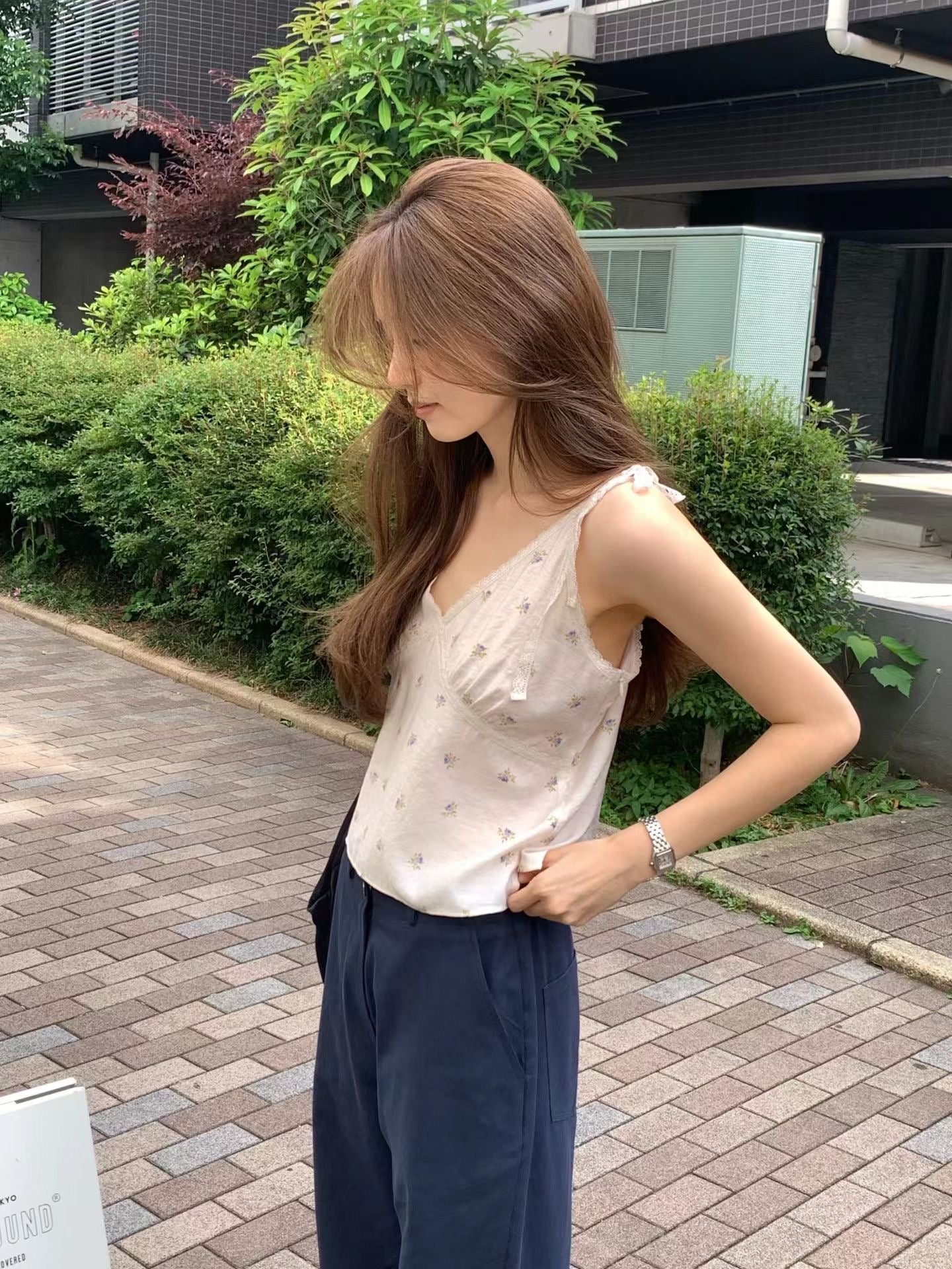 Angel Korea 夏小甜美綁帶背心