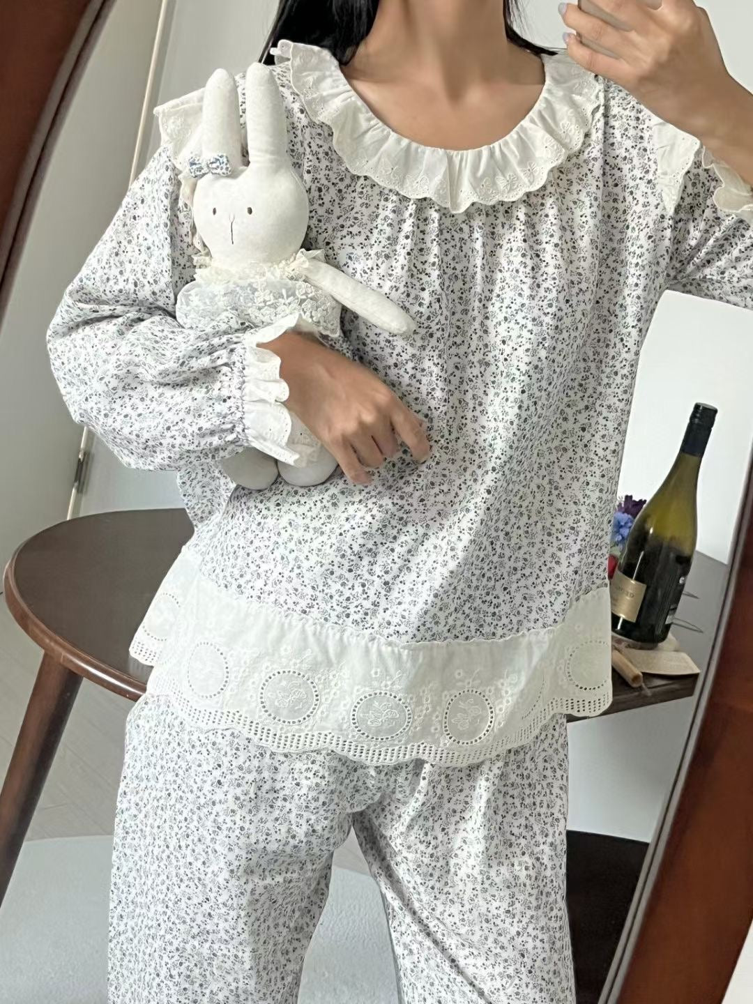 Angel Korea 蕾絲花邊睡衣套裝
