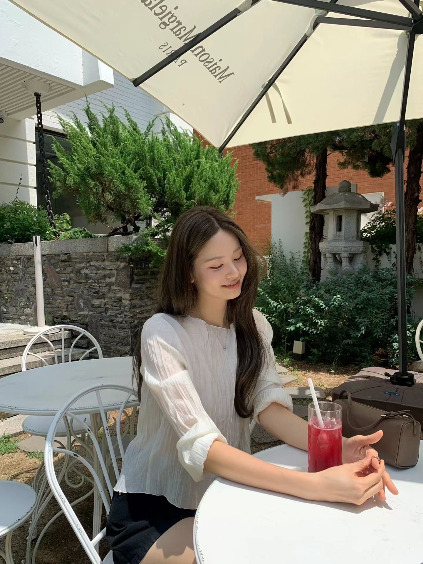 Angel Korea 夏皺皺兩面穿上衣