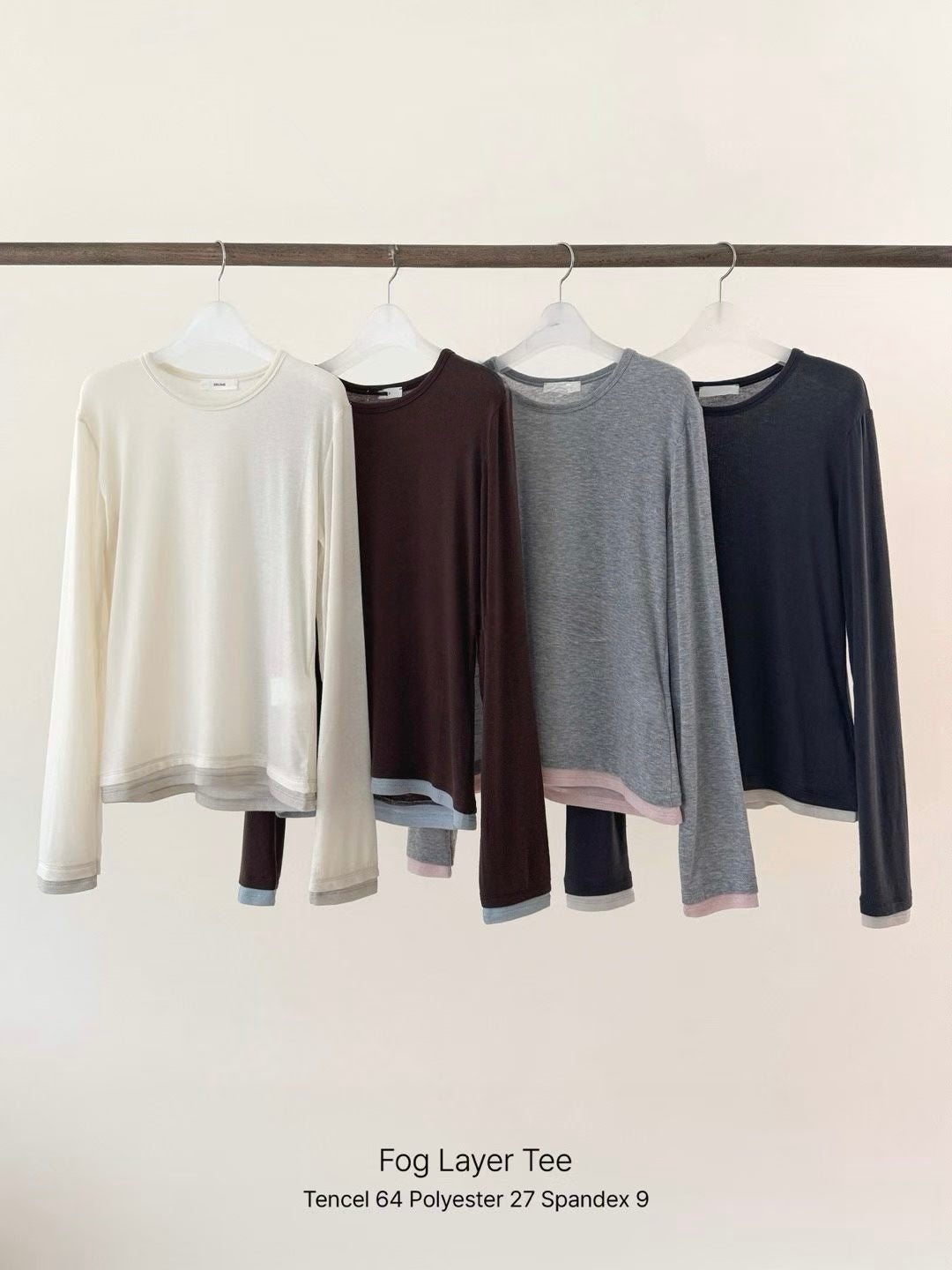 Angel Korea 秋天絲雙色上衣I20