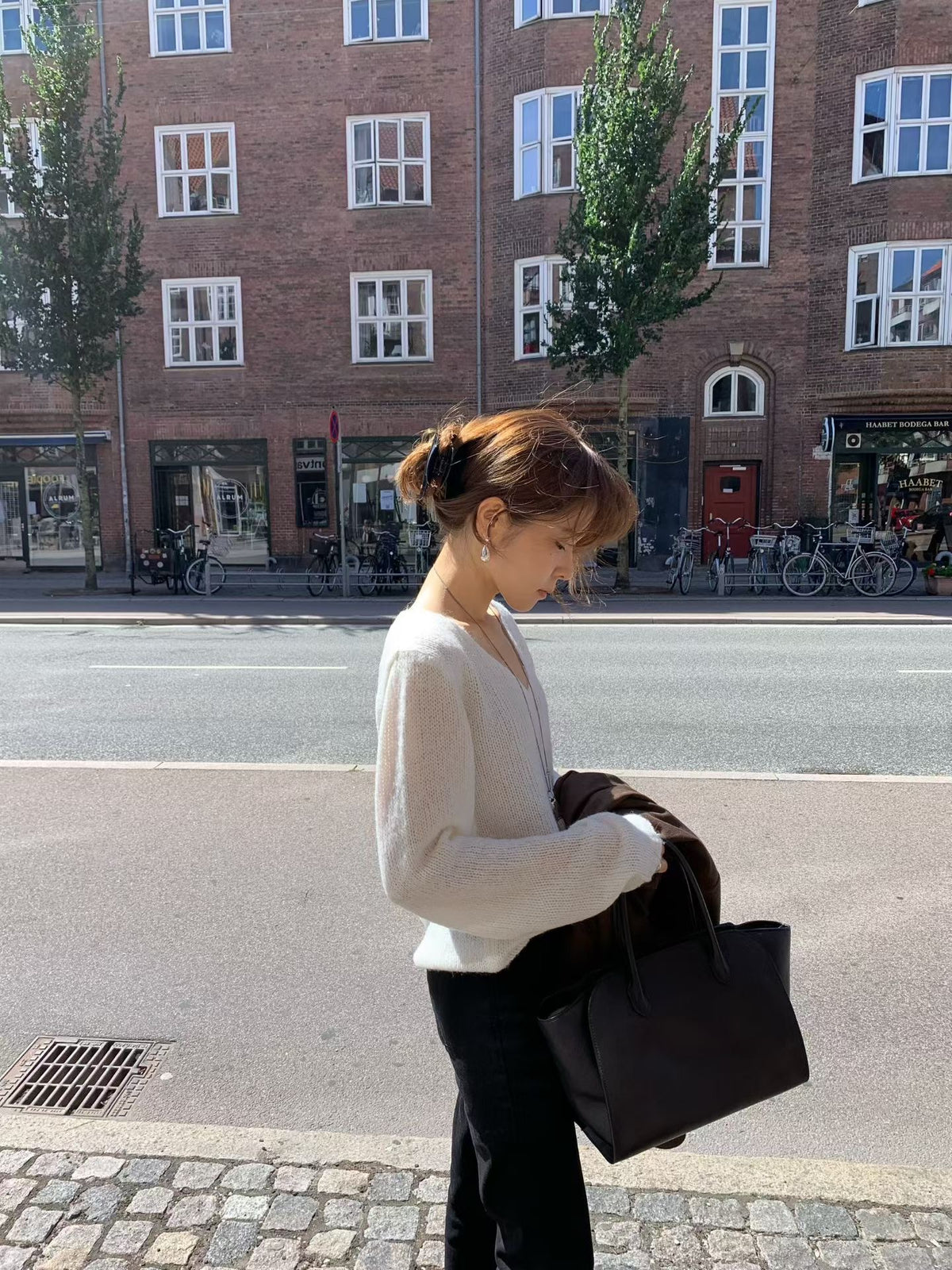 Angel Korea 秋極顯瘦9分褲O74