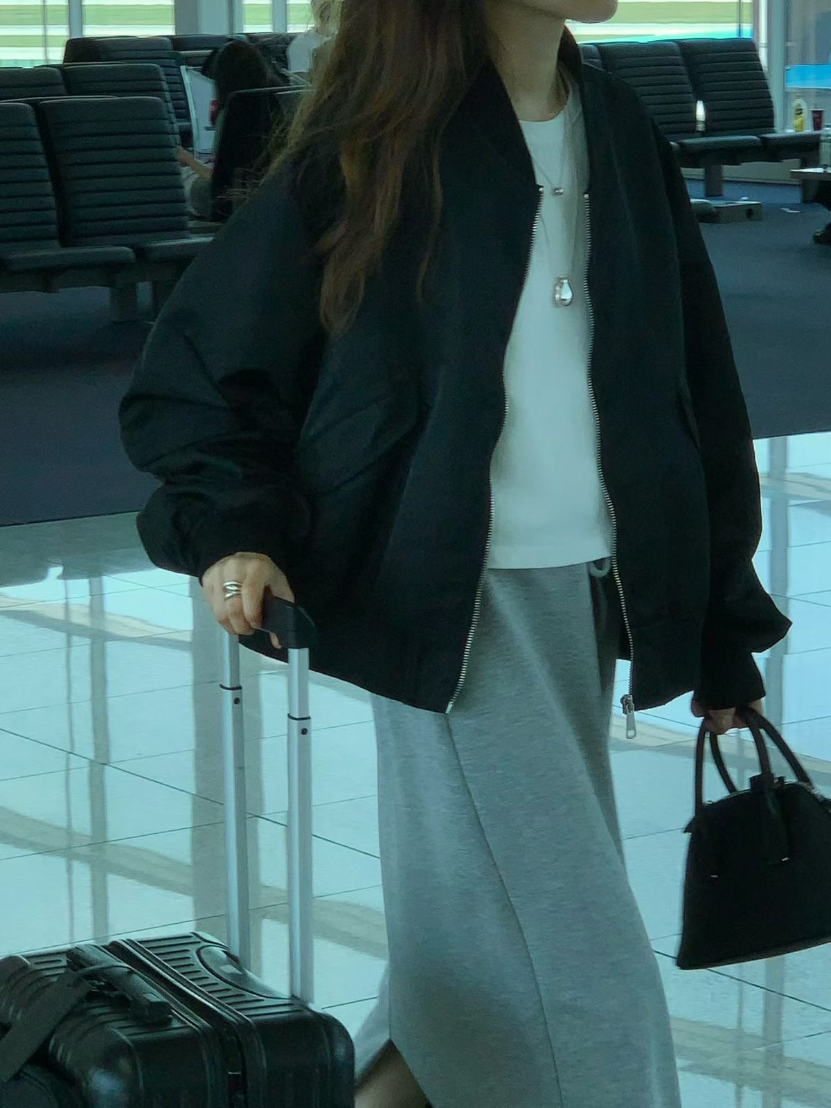 Angel Korea 秋時髦飛行外套